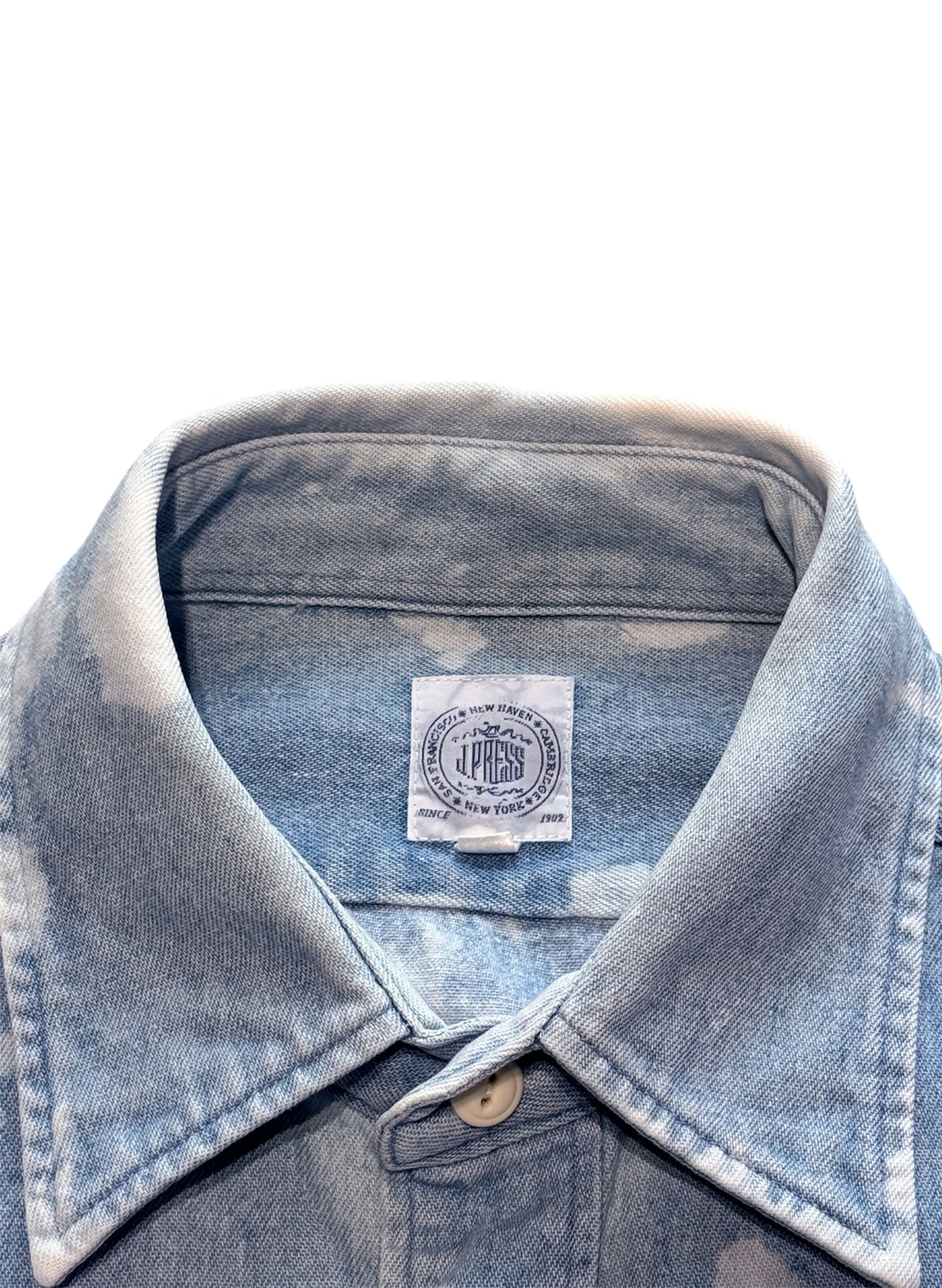 (SUP-431) J.PRESS BLEACHED DENIM SHIRT