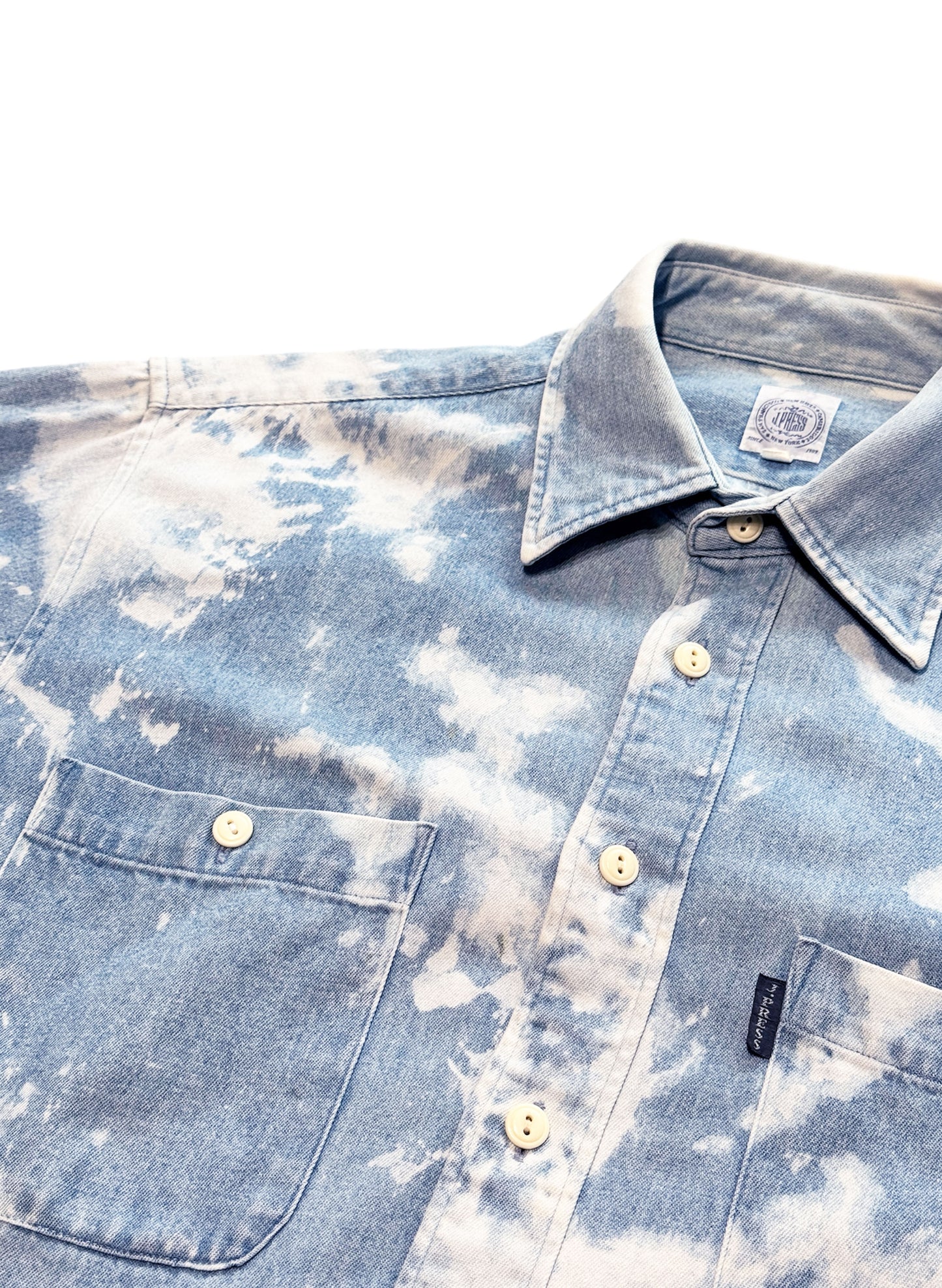 (SUP-431) J.PRESS BLEACHED DENIM SHIRT