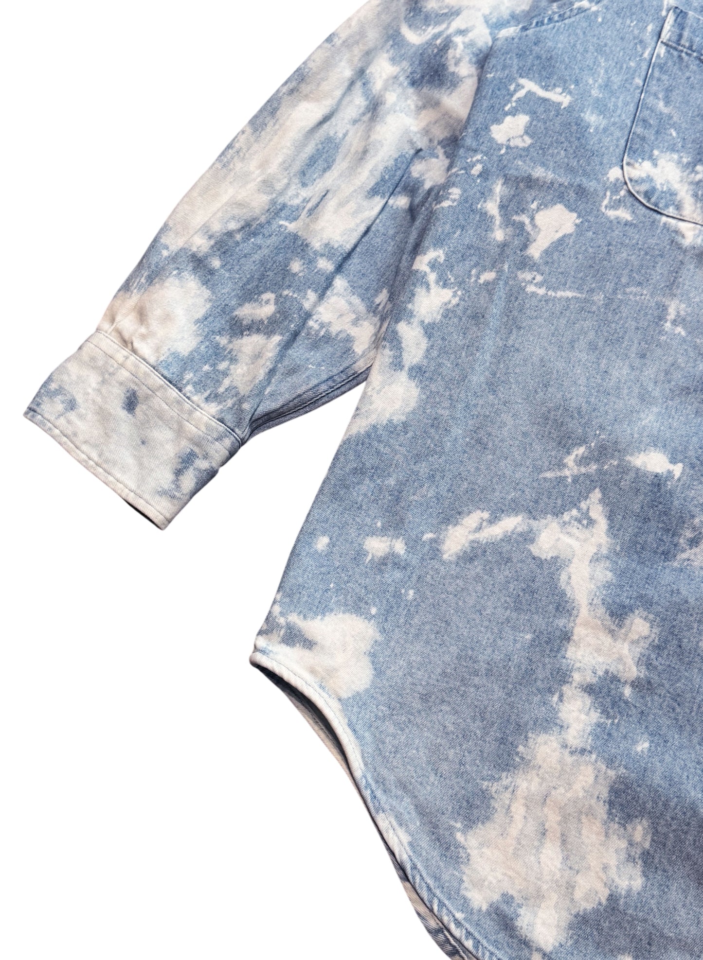 (SUP-431) J.PRESS BLEACHED DENIM SHIRT