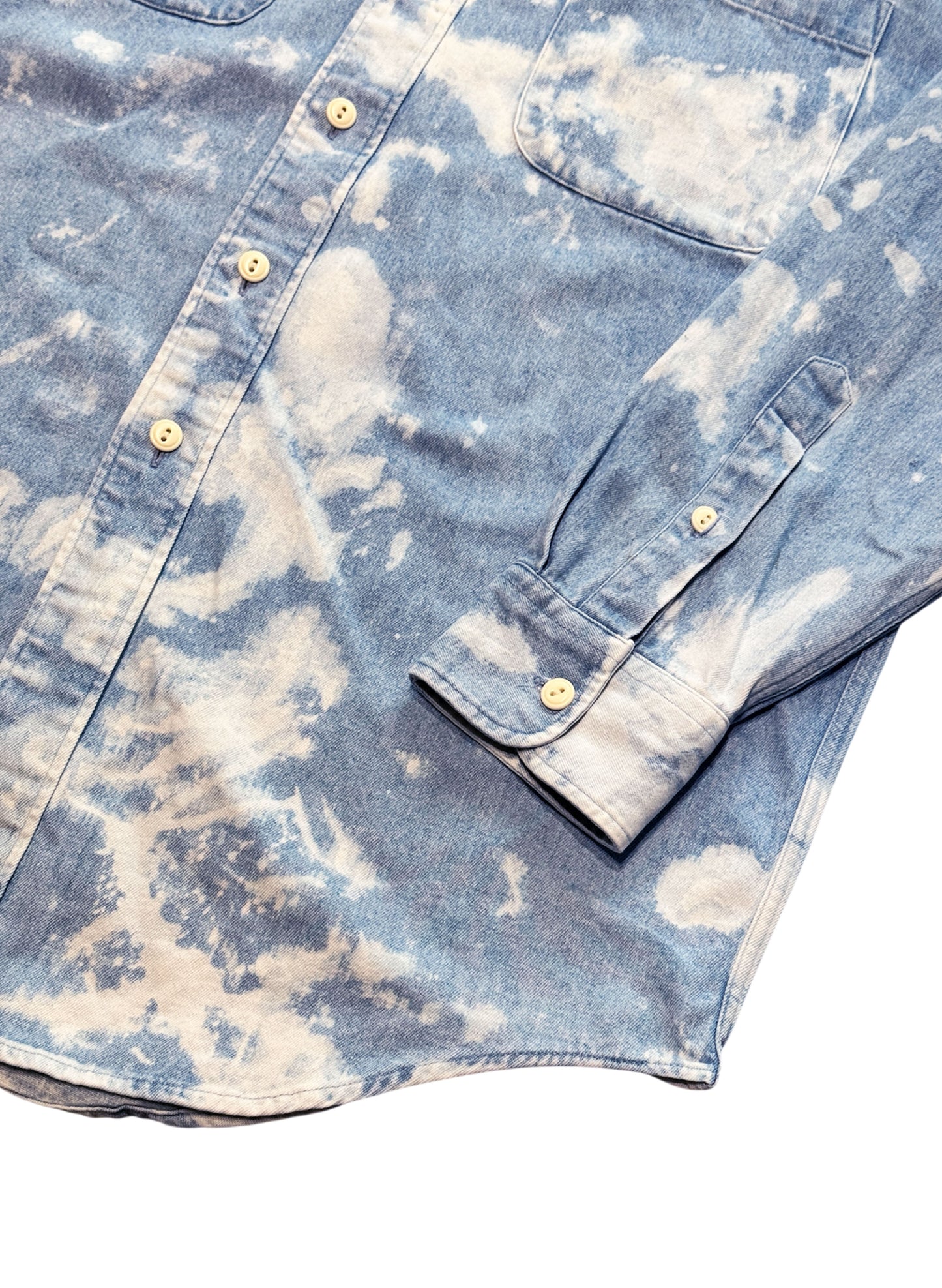 (SUP-431) J.PRESS BLEACHED DENIM SHIRT