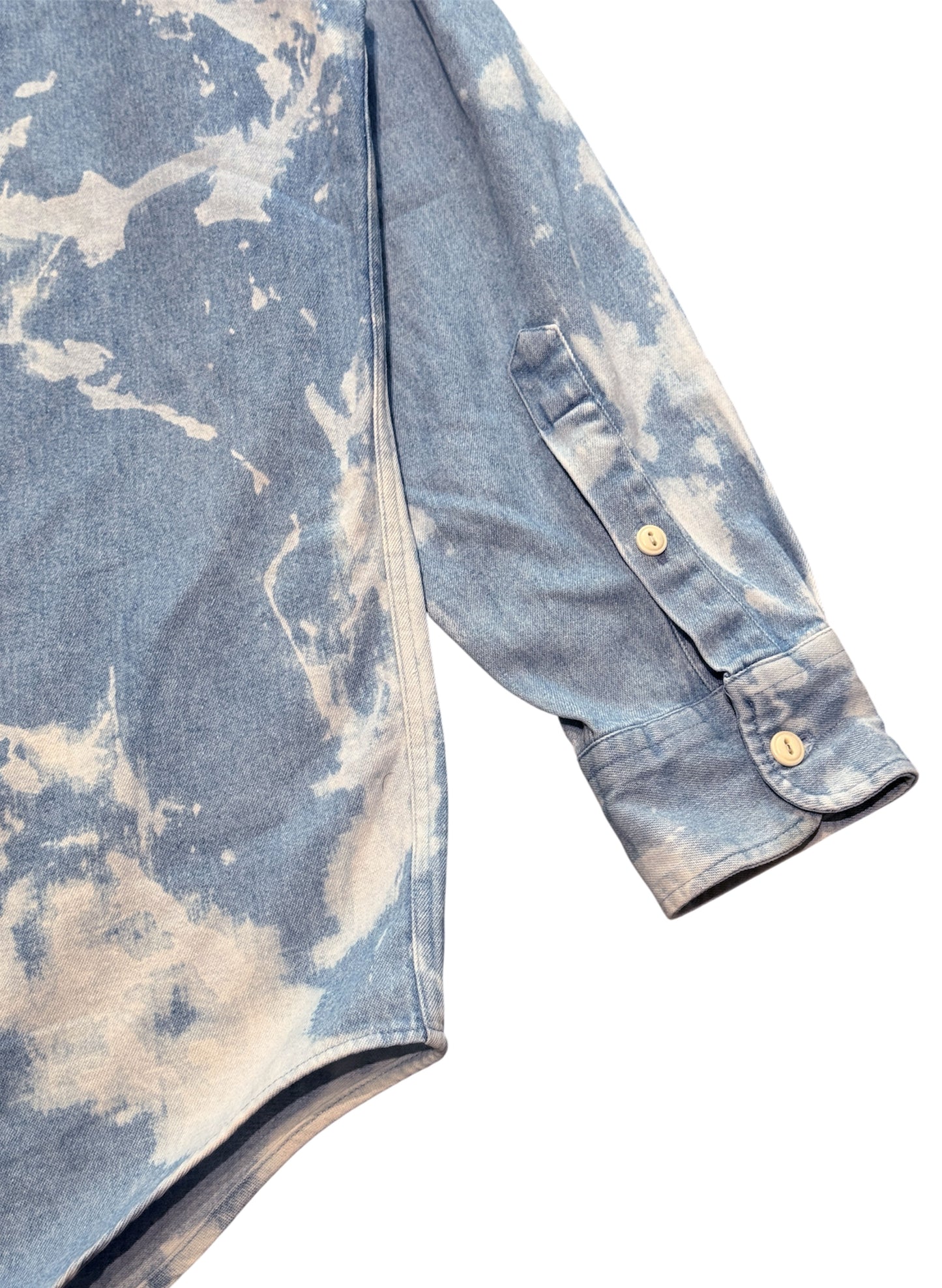 (SUP-431) J.PRESS BLEACHED DENIM SHIRT