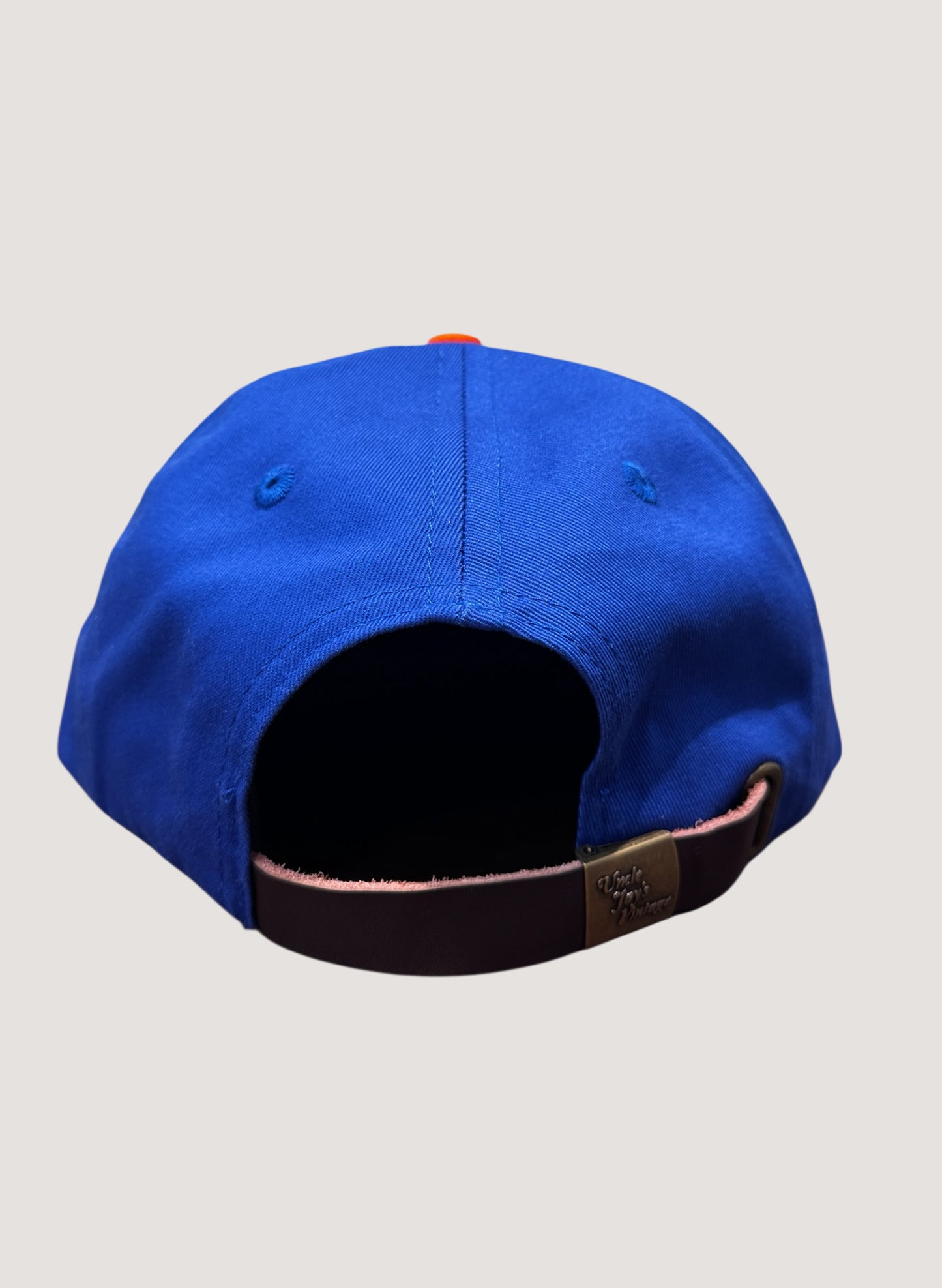 Uncle Jay's Vintage NY Knicks Cotton Twill Script Cap BLUE/ORANGE(UNCLE-015)