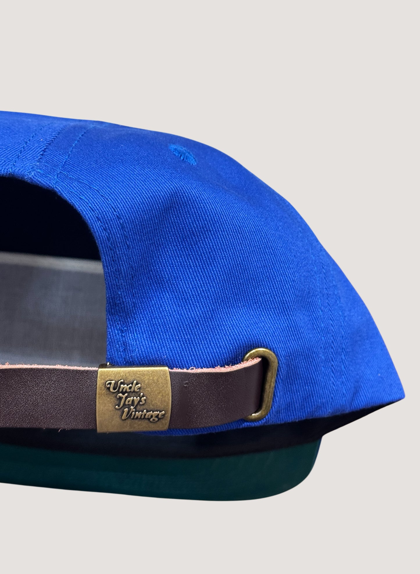 Uncle Jay's Vintage NY Knicks Cotton Twill Script Cap BLUE/ORANGE(UNCLE-015)