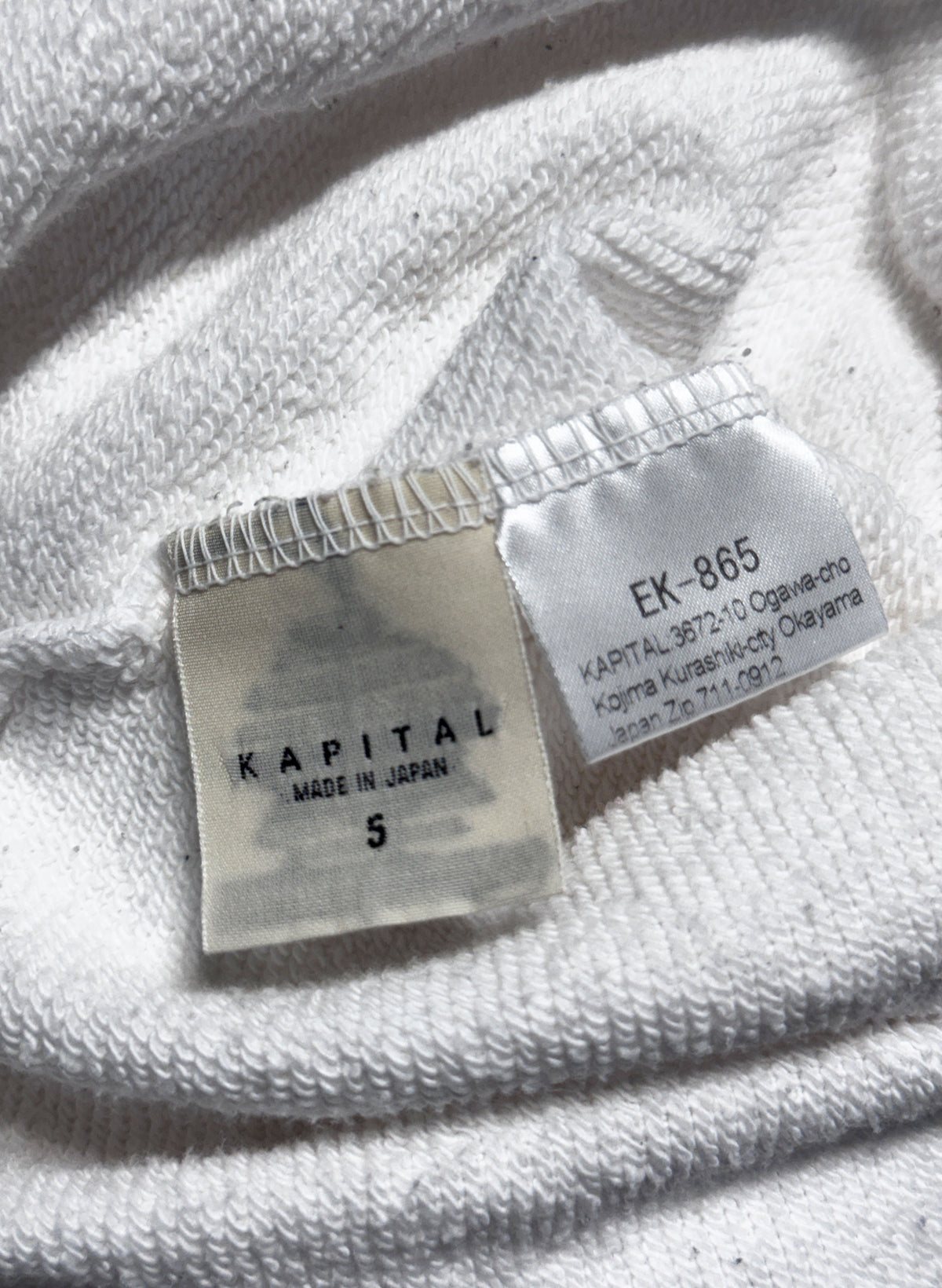 (SUP-881) KAPITAL SMILEY CREW NECK SWEAT - MADE IN JAPAN