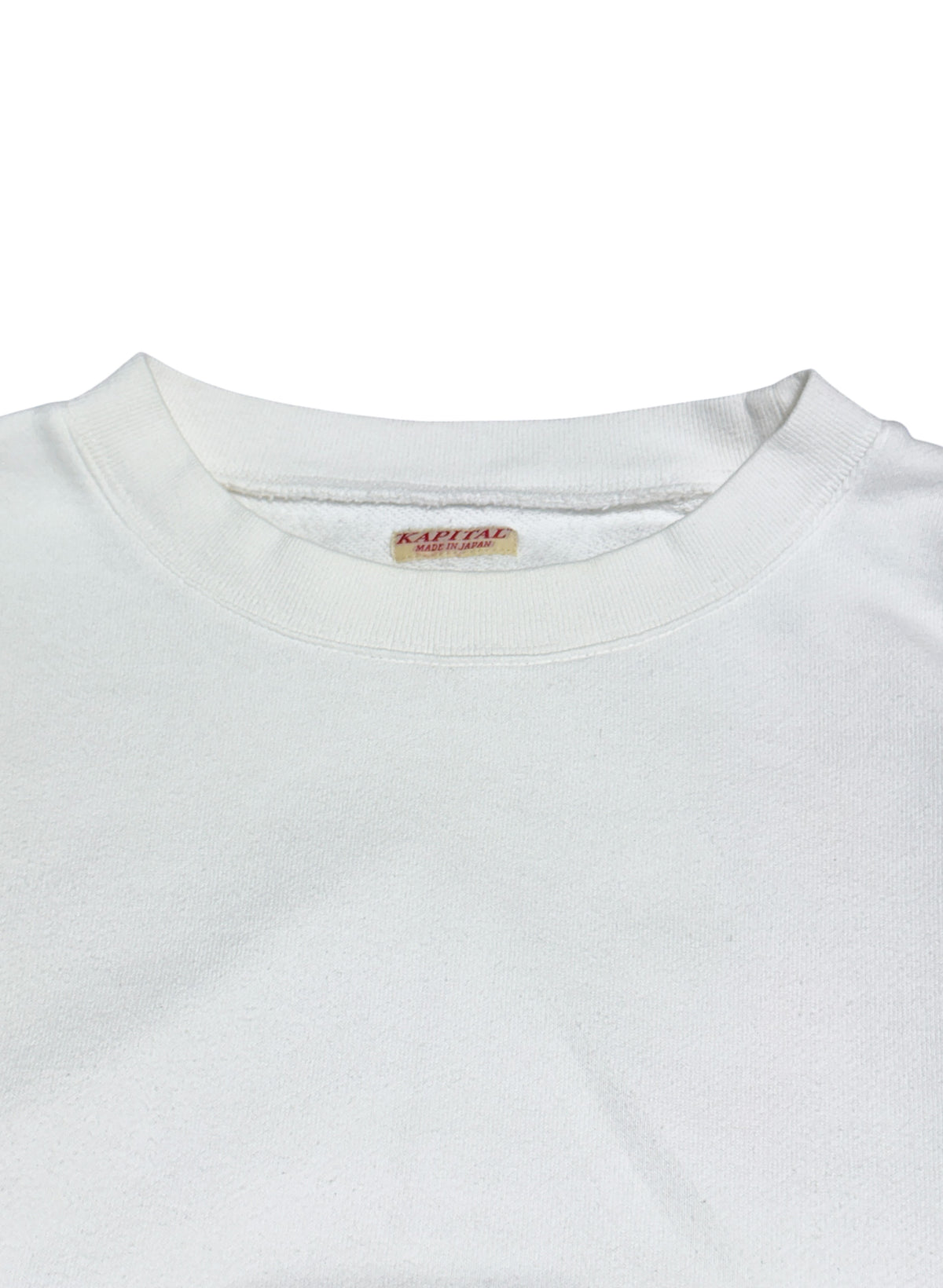 (SUP-881) KAPITAL SMILEY CREW NECK SWEAT - MADE IN JAPAN