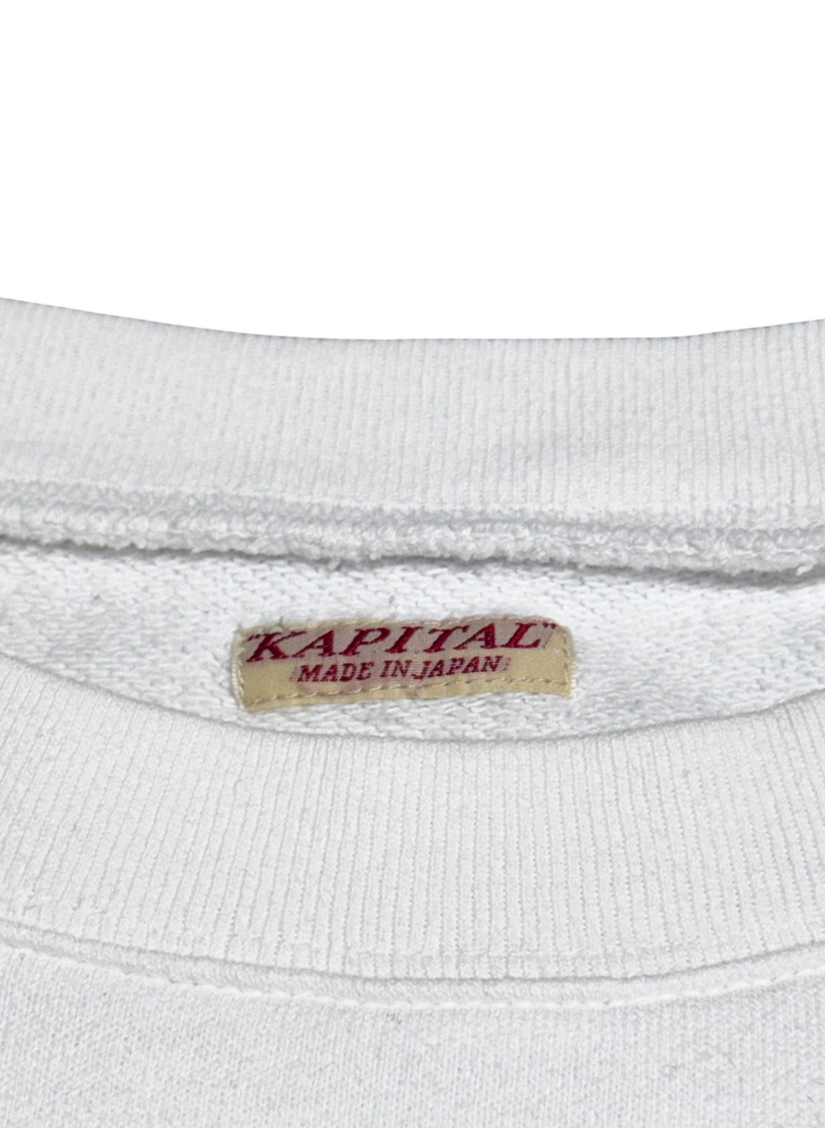 (SUP-881) KAPITAL SMILEY CREW NECK SWEAT - MADE IN JAPAN