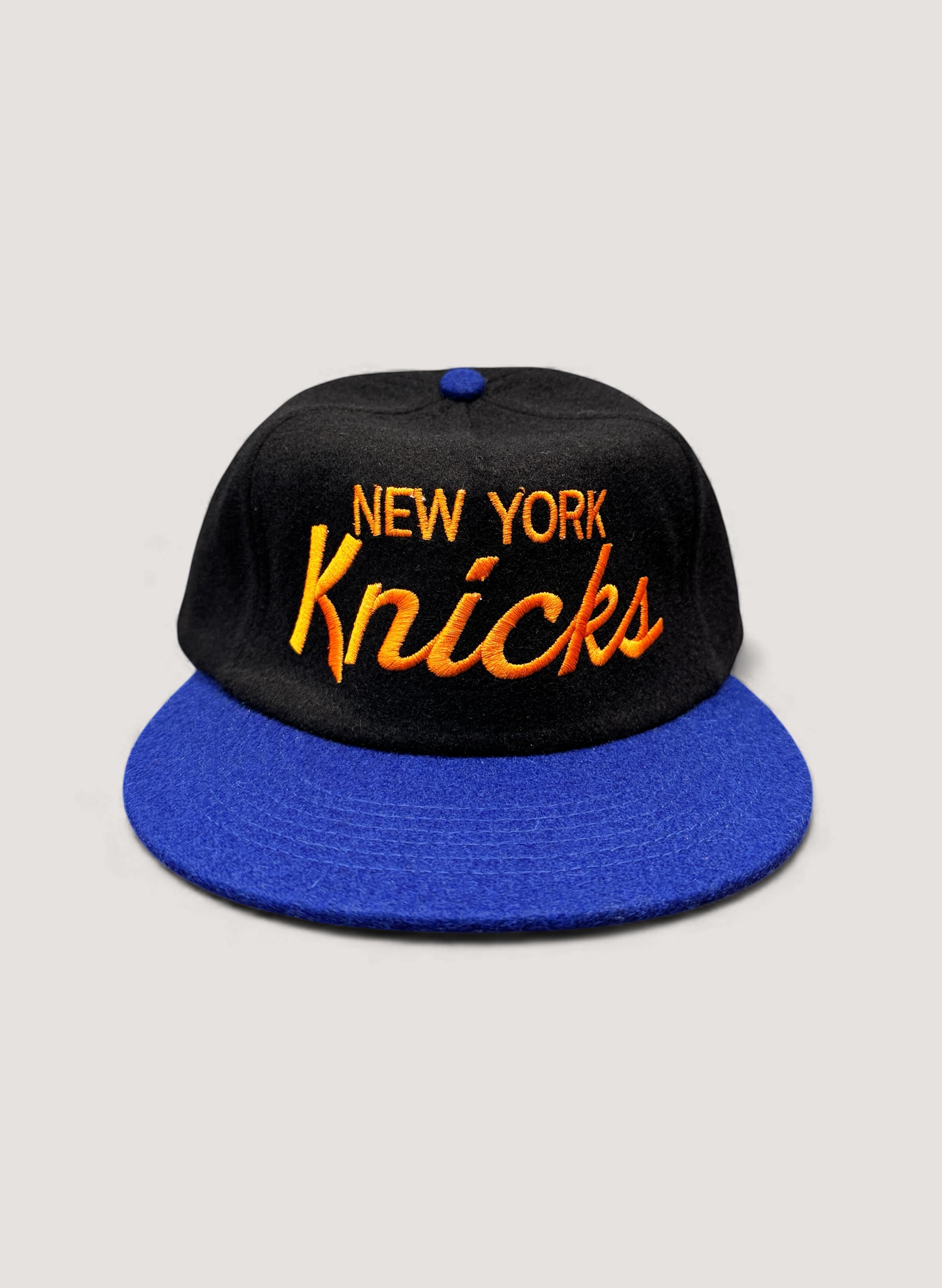 Uncle Jay's Vintage NY KNICKS WOOL CAP BLACK/BLUE (UNCLE-005