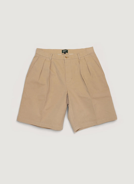 WOODBLOCK 2TUCK CHINO SHORT PANT KHAKI (WB-25SS-013)