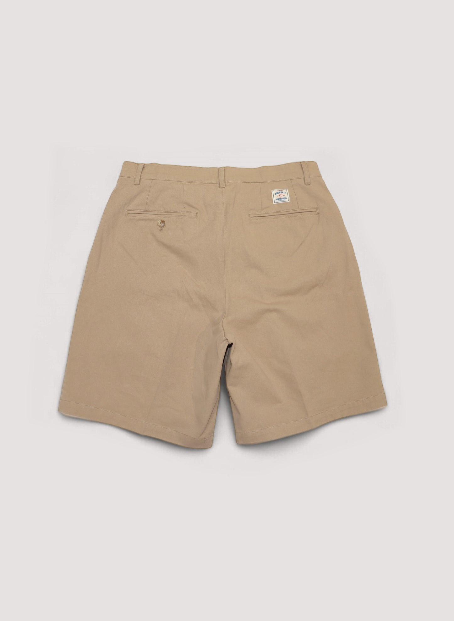 WOODBLOCK 2TUCK CHINO SHORT PANT KHAKI (WB-26SS-017)