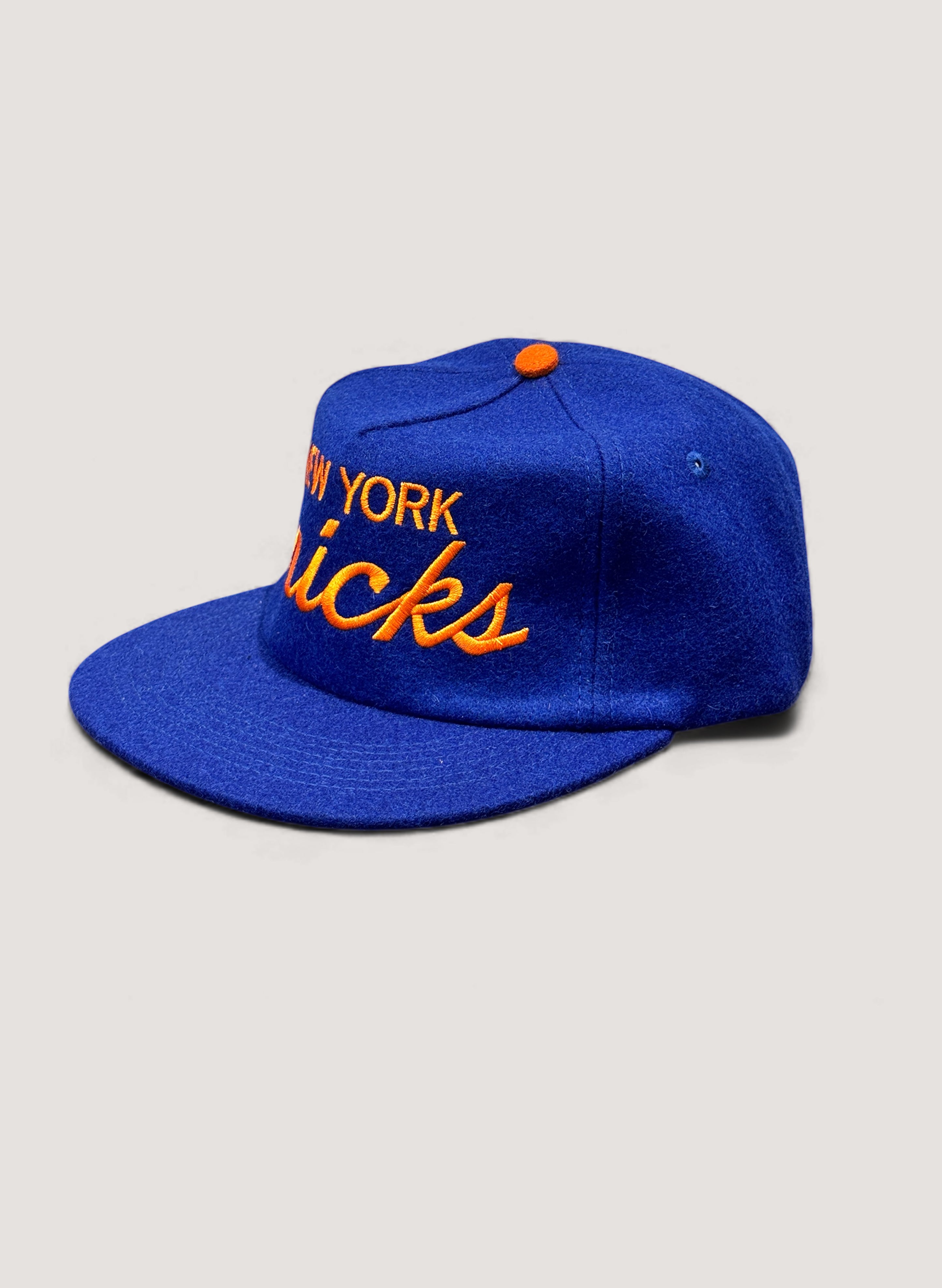 Uncle Jay's Vintage NY KNICKS WOOL CAP BLUE/ORANGE (UNCLE-005