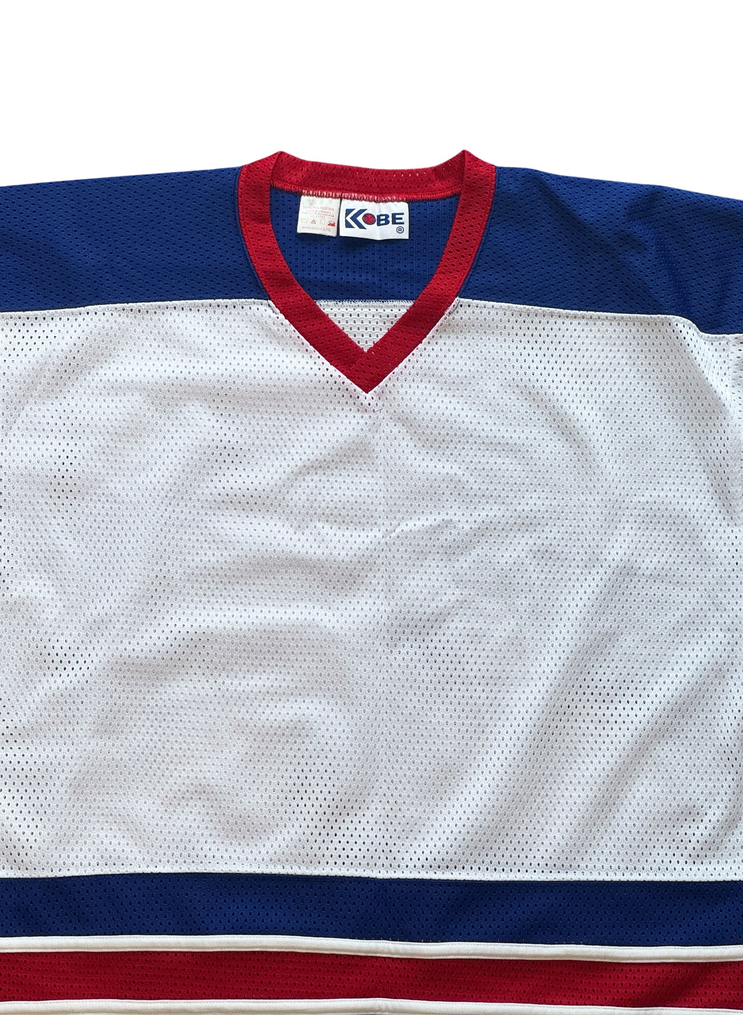 (SUP-791) KOBE SPORTSWEAR TRICOLOR MESH HOCKEY SHIRT - MADE IN CANADA