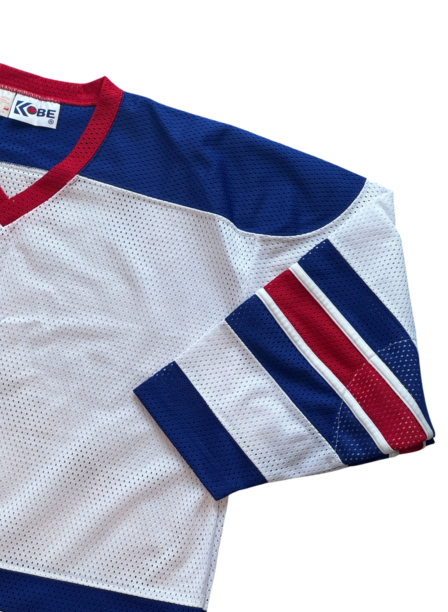 (SUP-791) KOBE SPORTSWEAR TRICOLOR MESH HOCKEY SHIRT - MADE IN CANADA