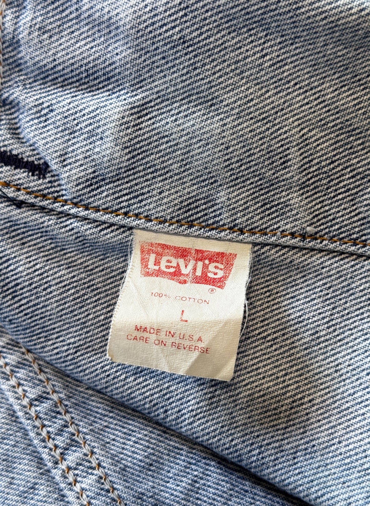 (SUP-624) 80s LEVI'S 70507 0218 DENIM JACKET - MADE IN U.S.A.