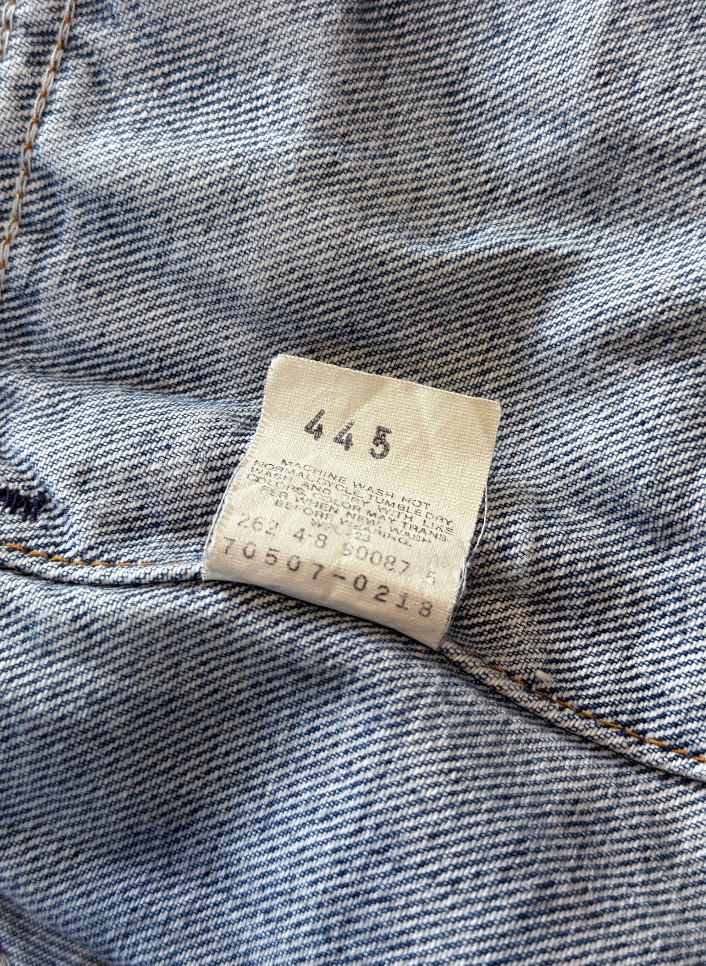 (SUP-624) 80s LEVI'S 70507 0218 DENIM JACKET - MADE IN U.S.A.