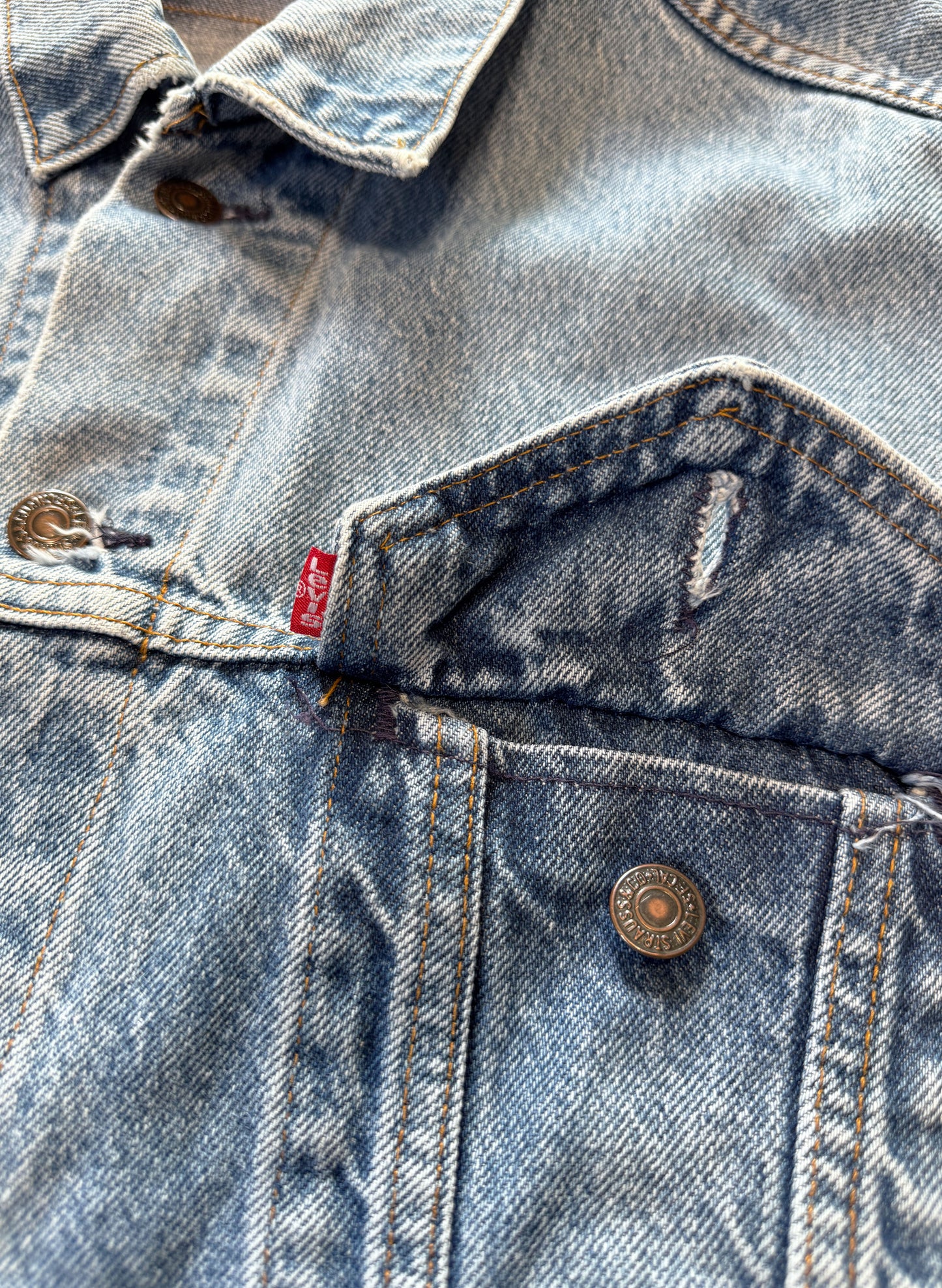 (SUP-624) 80s LEVI'S 70507 0218 DENIM JACKET - MADE IN U.S.A.