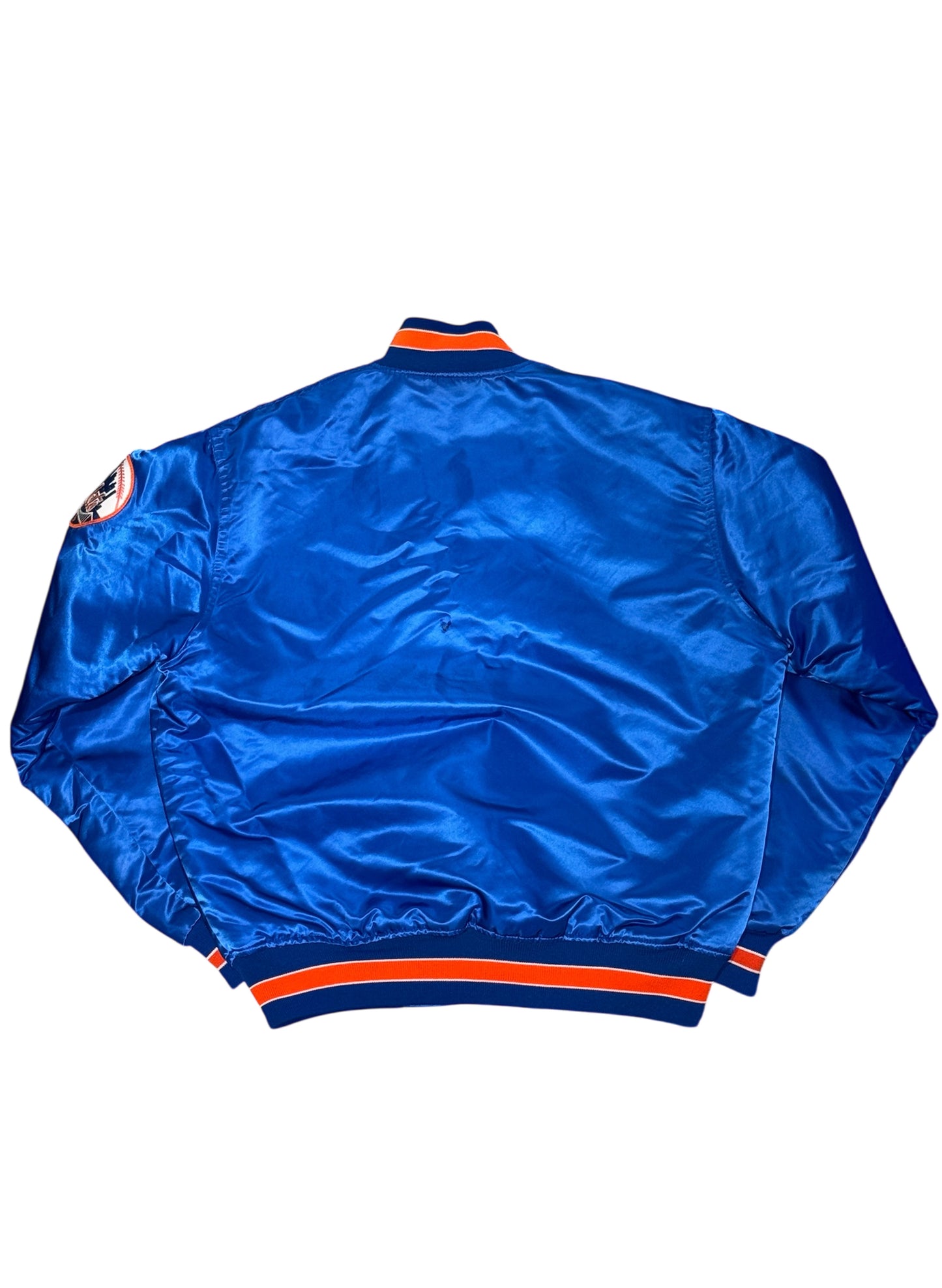 (SUP-507) STARTER NEW YORK METS NYLON STADIUM JACKET - MADE IN JAMAICA