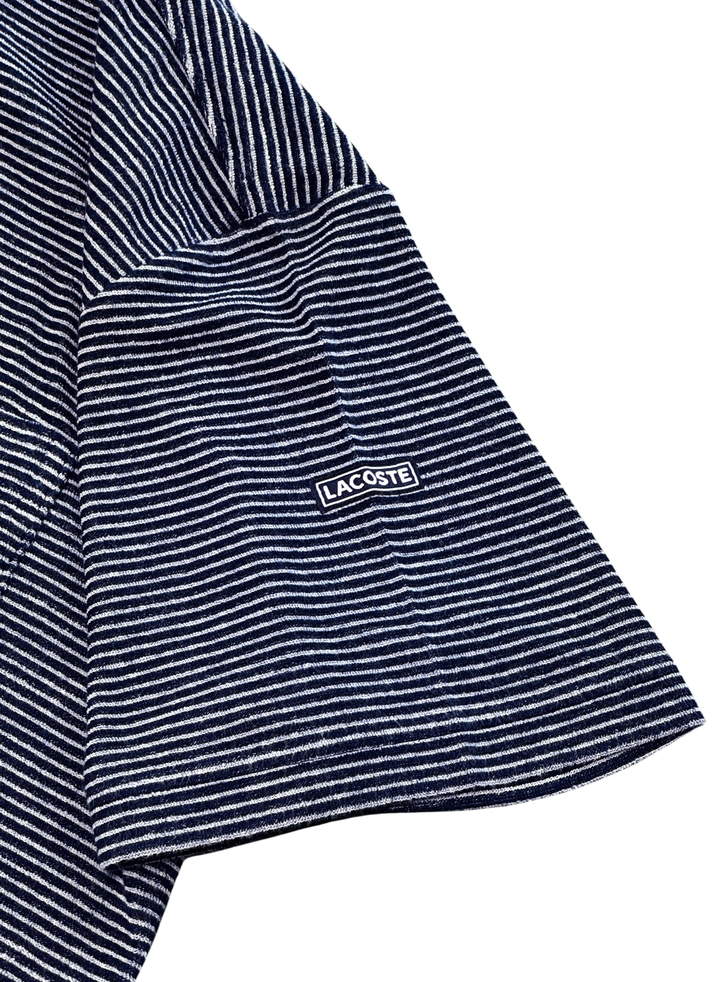 (SUP-709) LACOSTE TERRY BORDER POCKET TEE