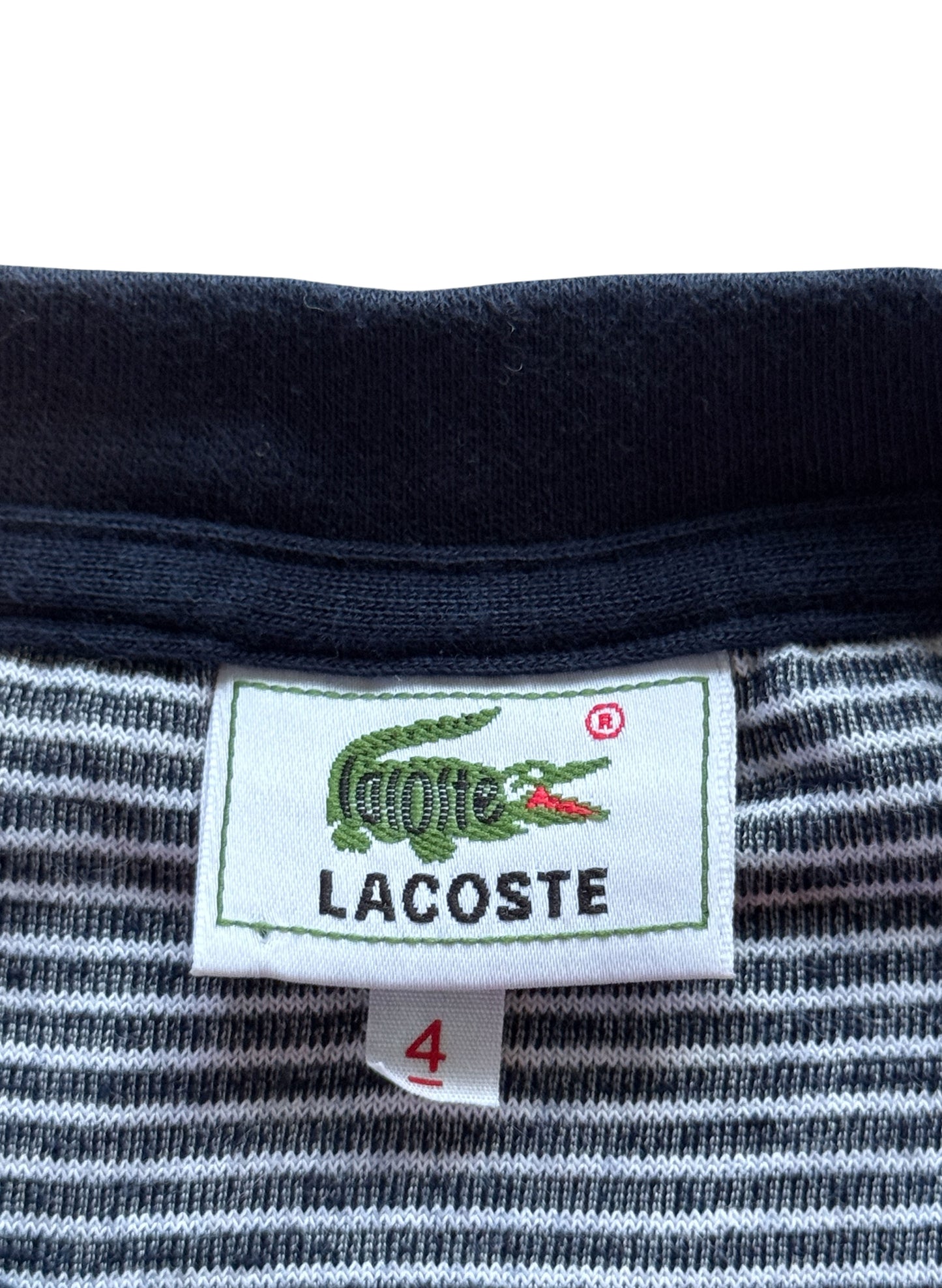 (SUP-709) LACOSTE TERRY BORDER POCKET TEE