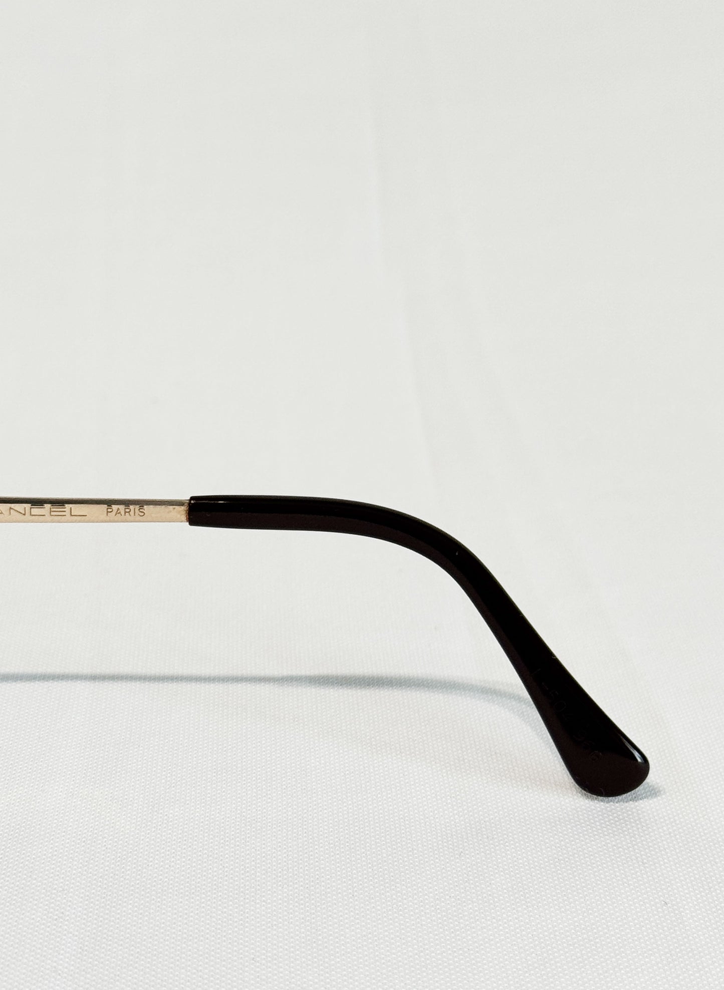 (SUP-359) 90'S VINTAGE TWO BRIDGE GLASSES "LANCEL PARIS" - KGP - MADE IN JAPAN