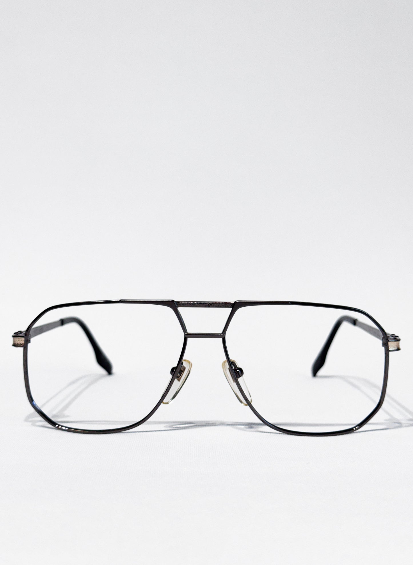 (SUP-647) 90s LANVIN PARIS TITAN FRAME GLASSES (レンズなし)