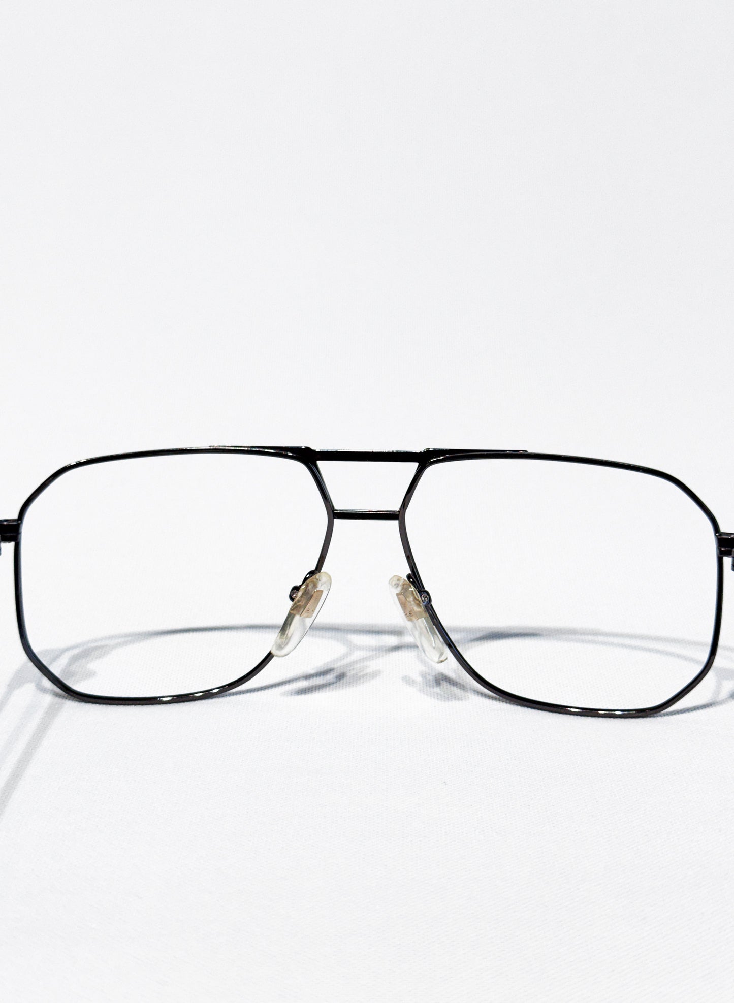 (SUP-647) 90s LANVIN PARIS TITAN FRAME GLASSES (レンズなし)