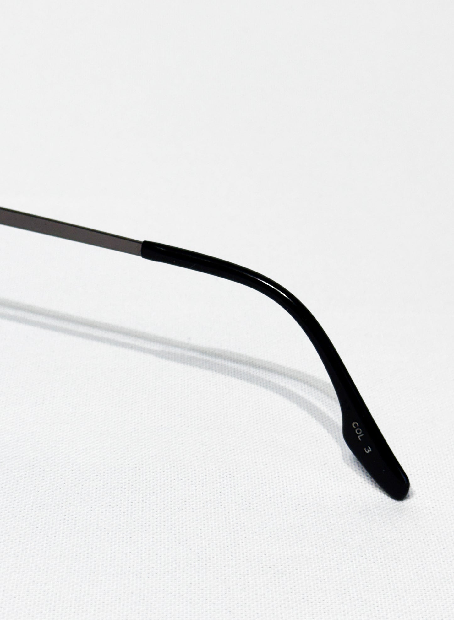 (SUP-647) 90s LANVIN PARIS TITAN FRAME GLASSES (レンズなし)