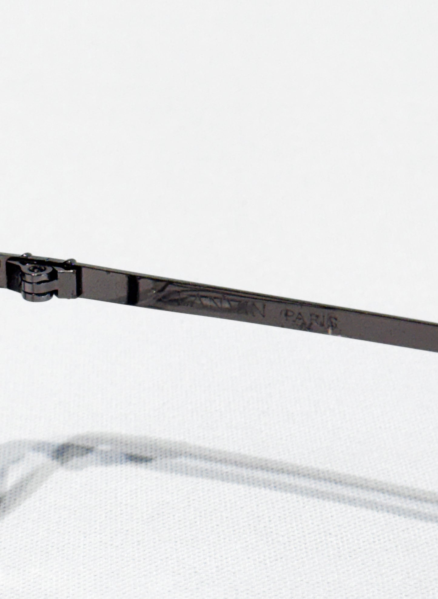(SUP-647) 90s LANVIN PARIS TITAN FRAME GLASSES (レンズなし)