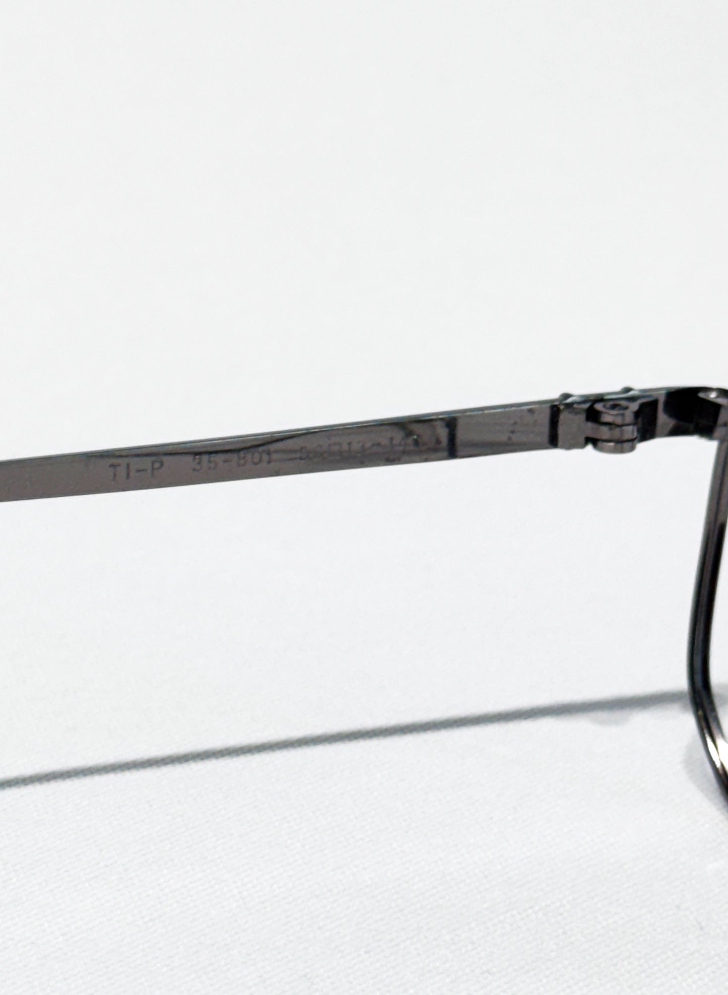 (SUP-647) 90s LANVIN PARIS TITAN FRAME GLASSES (レンズなし)