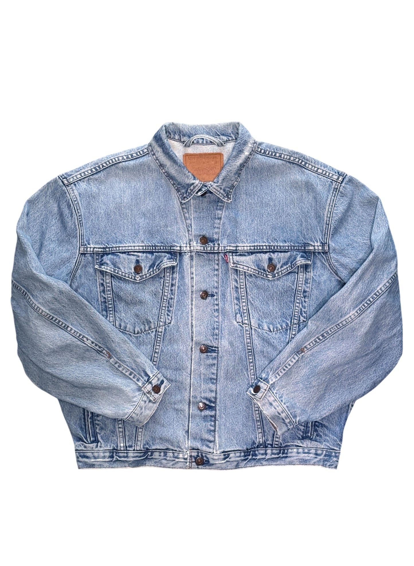 (SUP-574) LEVI'S 75525 0412 "BIG SIZE" DENIM JACKET - MADE IN CANADA