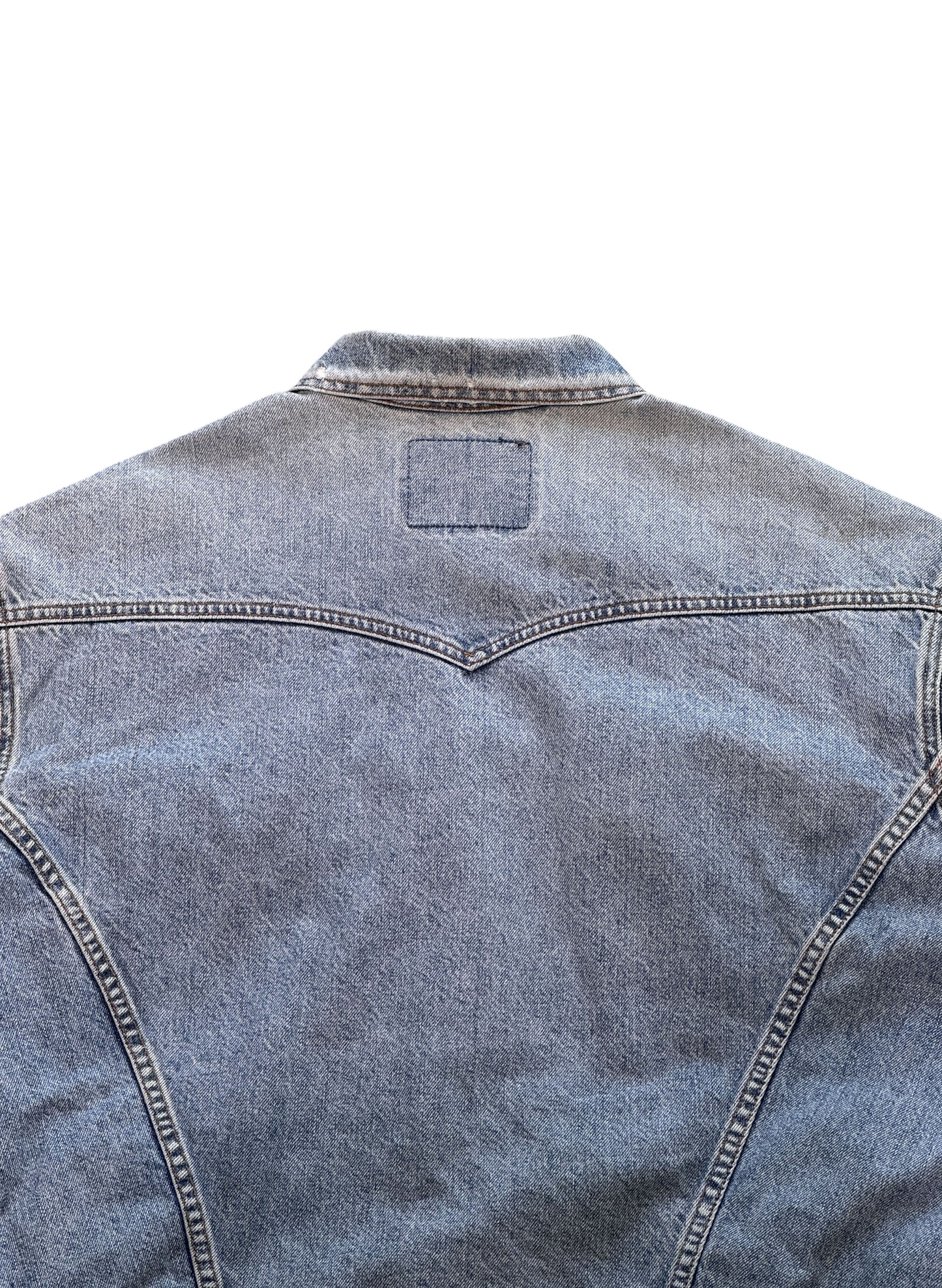 (SUP-574) LEVI'S 75525 0412 "BIG SIZE" DENIM JACKET - MADE IN CANADA