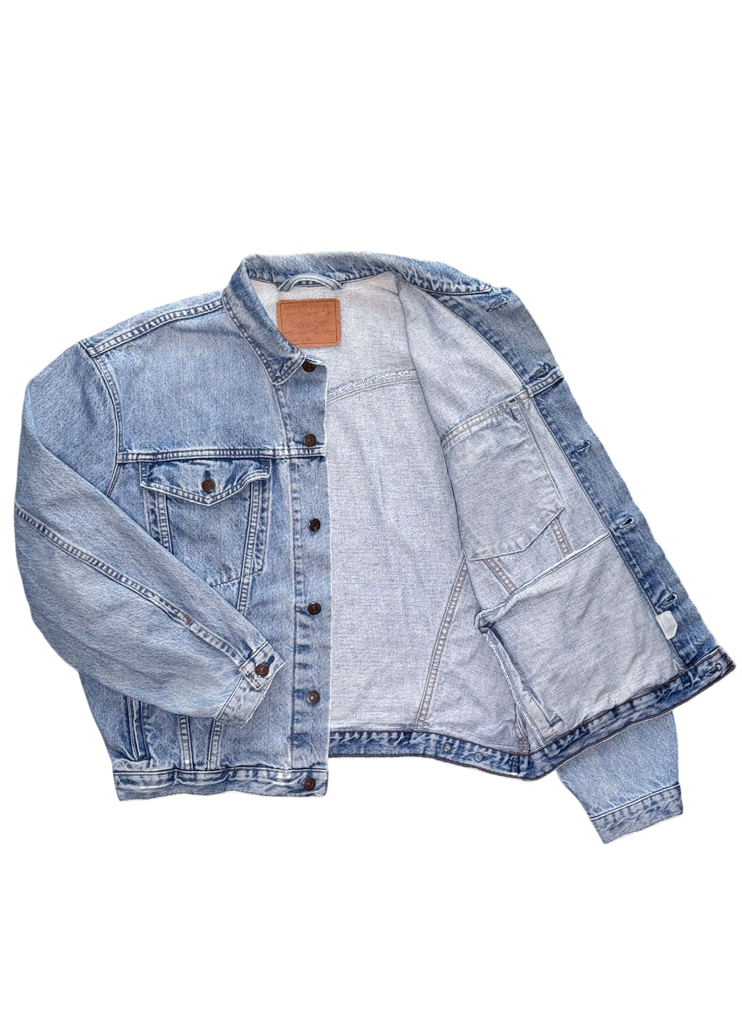 (SUP-574) LEVI'S 75525 0412 "BIG SIZE" DENIM JACKET - MADE IN CANADA