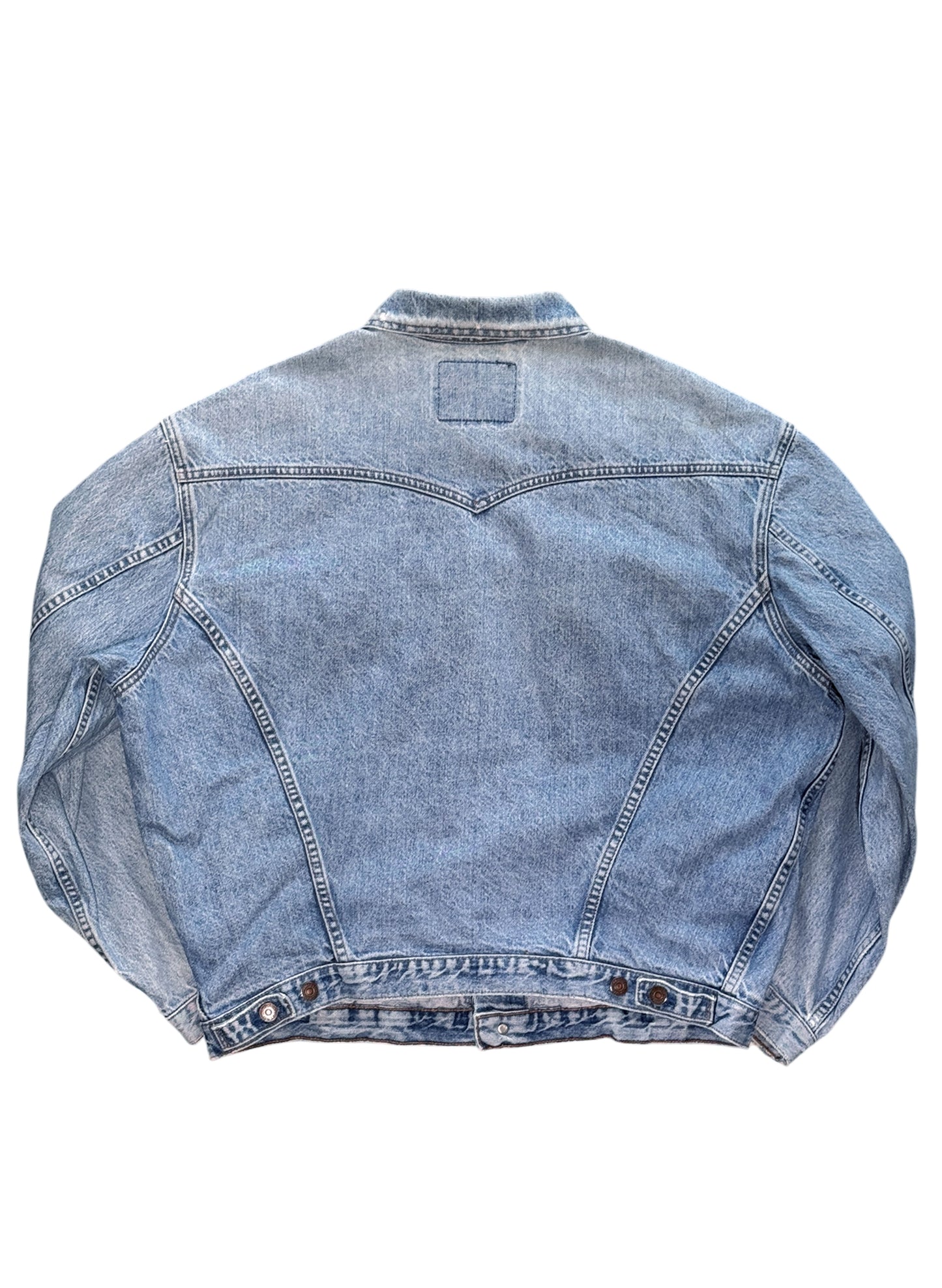 (SUP-574) LEVI'S 75525 0412 "BIG SIZE" DENIM JACKET - MADE IN CANADA