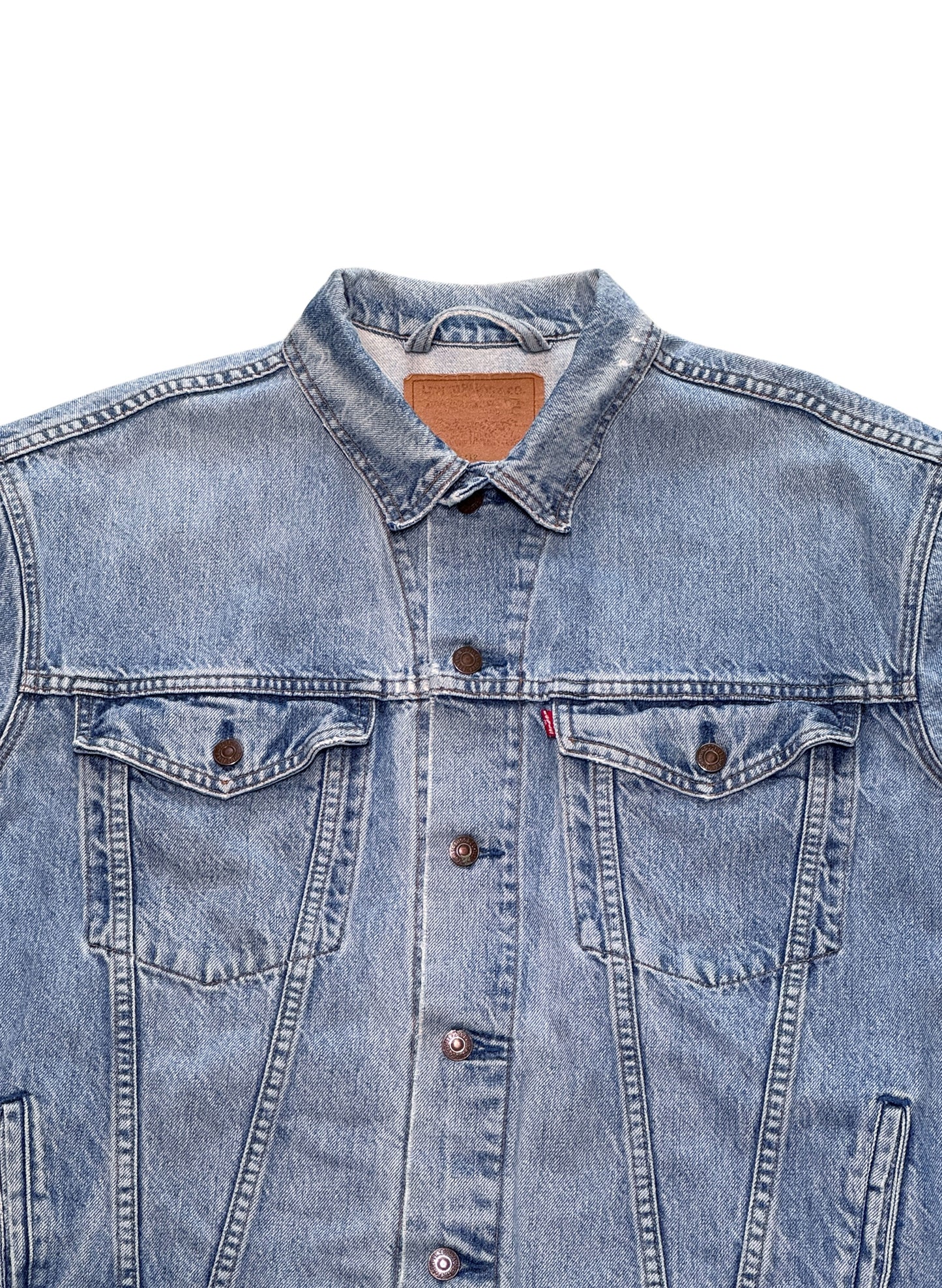 (SUP-574) LEVI'S 75525 0412 "BIG SIZE" DENIM JACKET - MADE IN CANADA