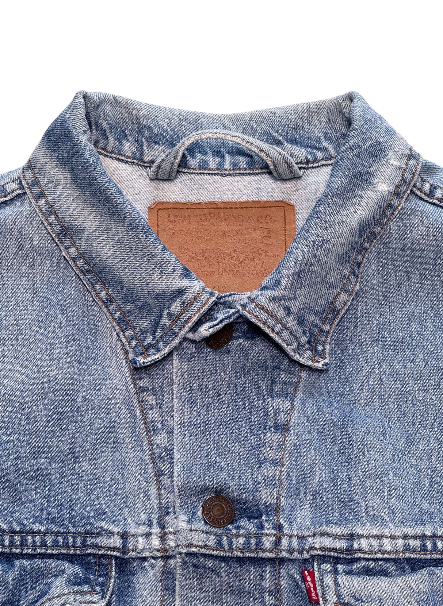 (SUP-574) LEVI'S 75525 0412 "BIG SIZE" DENIM JACKET - MADE IN CANADA