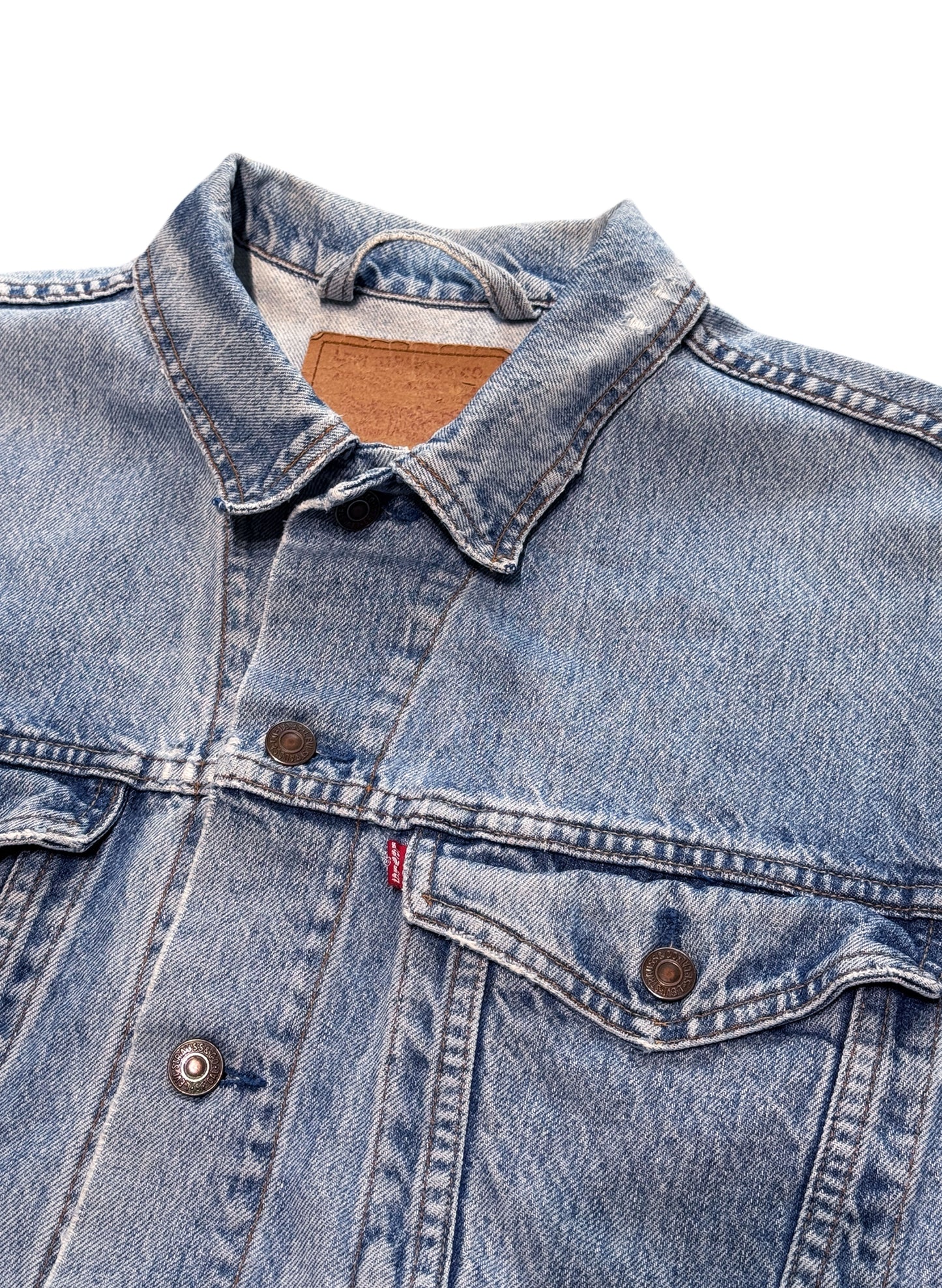 (SUP-574) LEVI'S 75525 0412 "BIG SIZE" DENIM JACKET - MADE IN CANADA