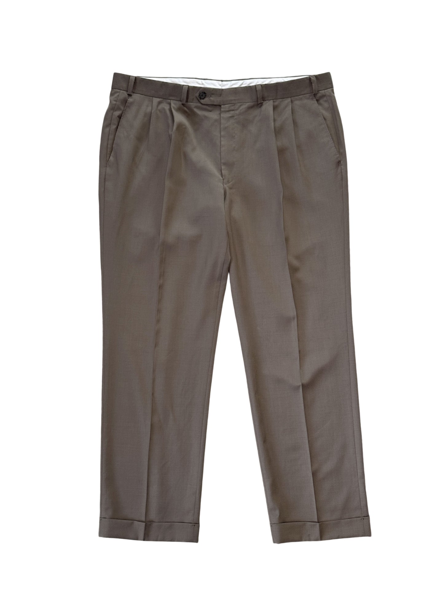 (SUP-741) LAUREN RALPH LAUREN 2TUCK TROUSERS - W38 - MADE IN CANADA