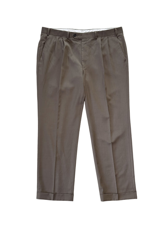 (SUP-741) LAUREN RALPH LAUREN 2TUCK TROUSERS - W38 - MADE IN CANADA