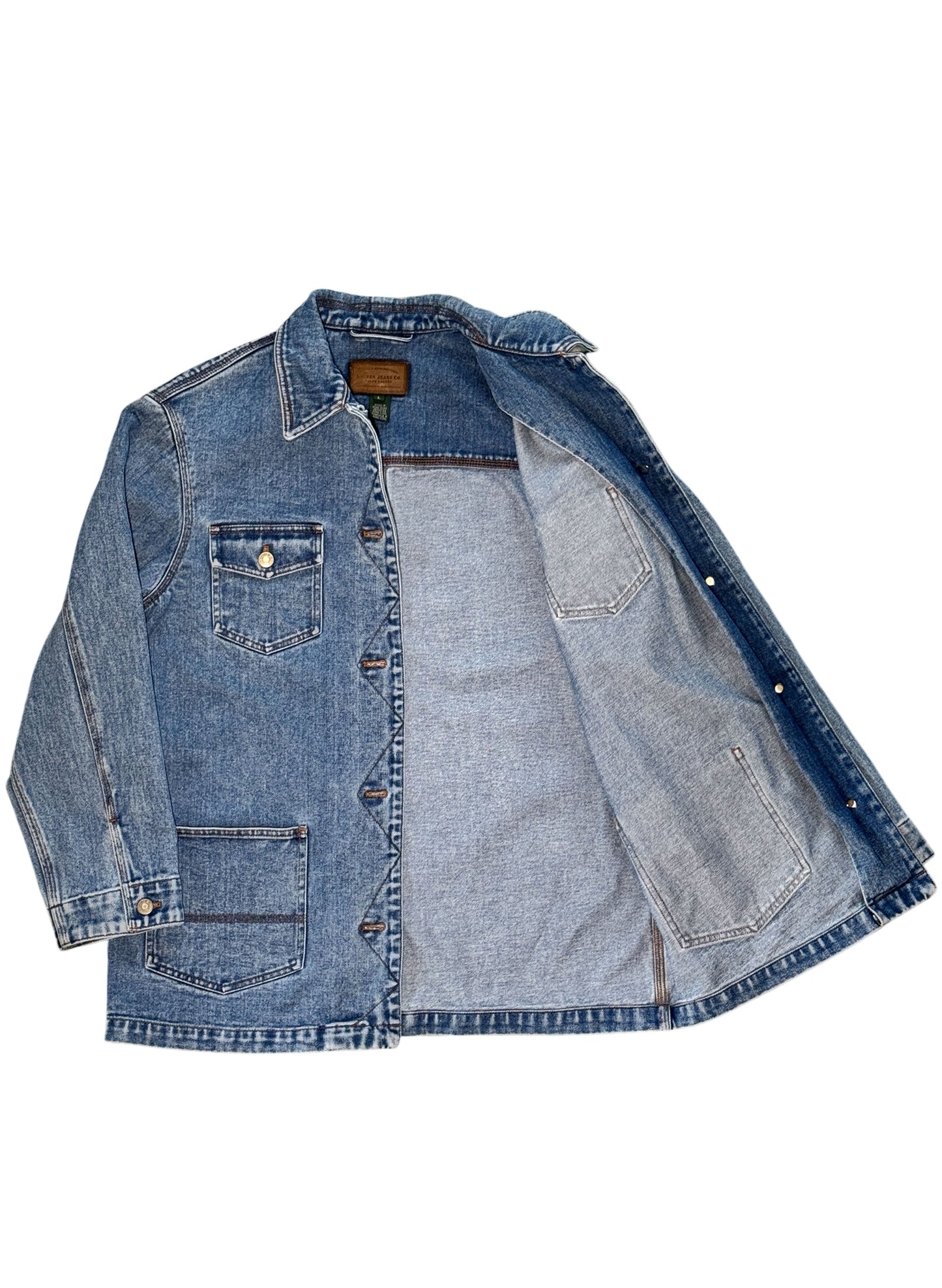 (SUP-519) LAUREN JEANS CO. COVERALL DENIM JACKET