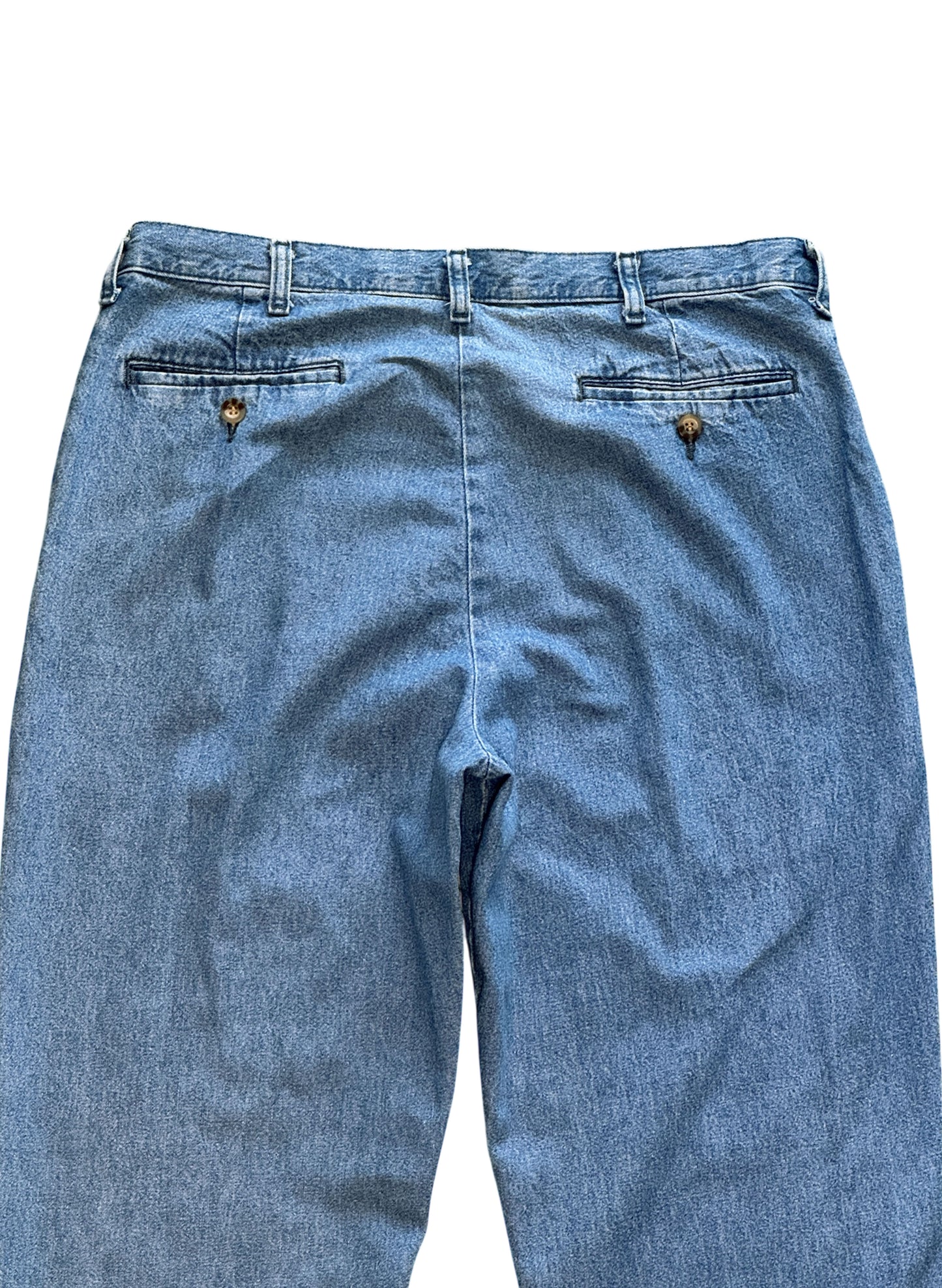 (SUP-565) Lee 2TUCK DENIM TROUSERS - RELAX FIT - MADE IN MEXICO