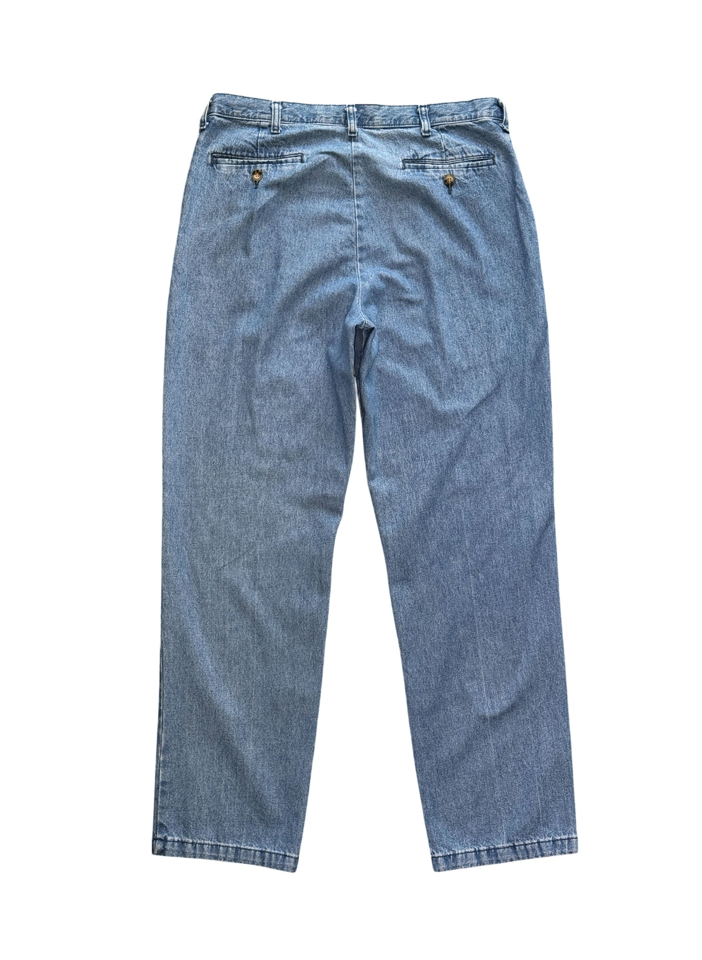 (SUP-565) Lee 2TUCK DENIM TROUSERS - RELAX FIT - MADE IN MEXICO