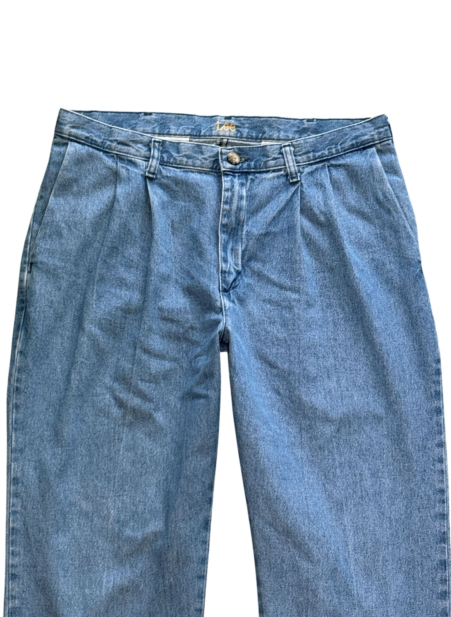 (SUP-565) Lee 2TUCK DENIM TROUSERS - RELAX FIT - MADE IN MEXICO