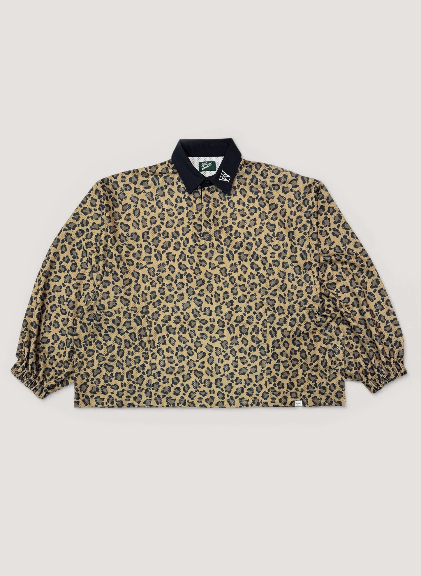 WOODBLOCK LS MESH RUGGER SHIRT LEOPARD (WB-26SS-012)