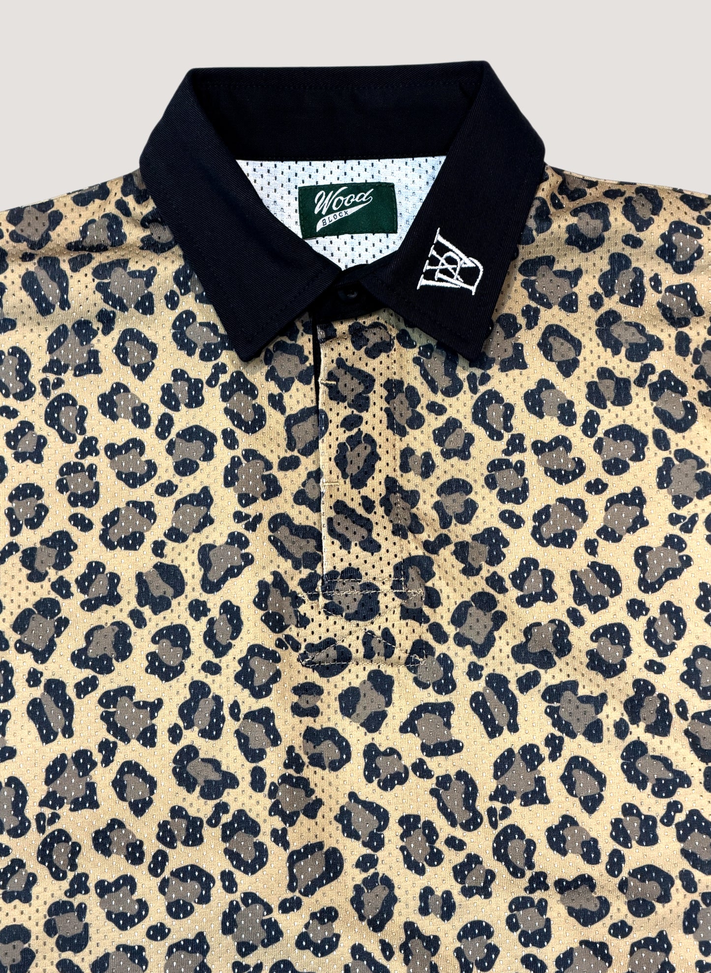 WOODBLOCK LS MESH RUGGER SHIRT LEOPARD (WB-26SS-012)