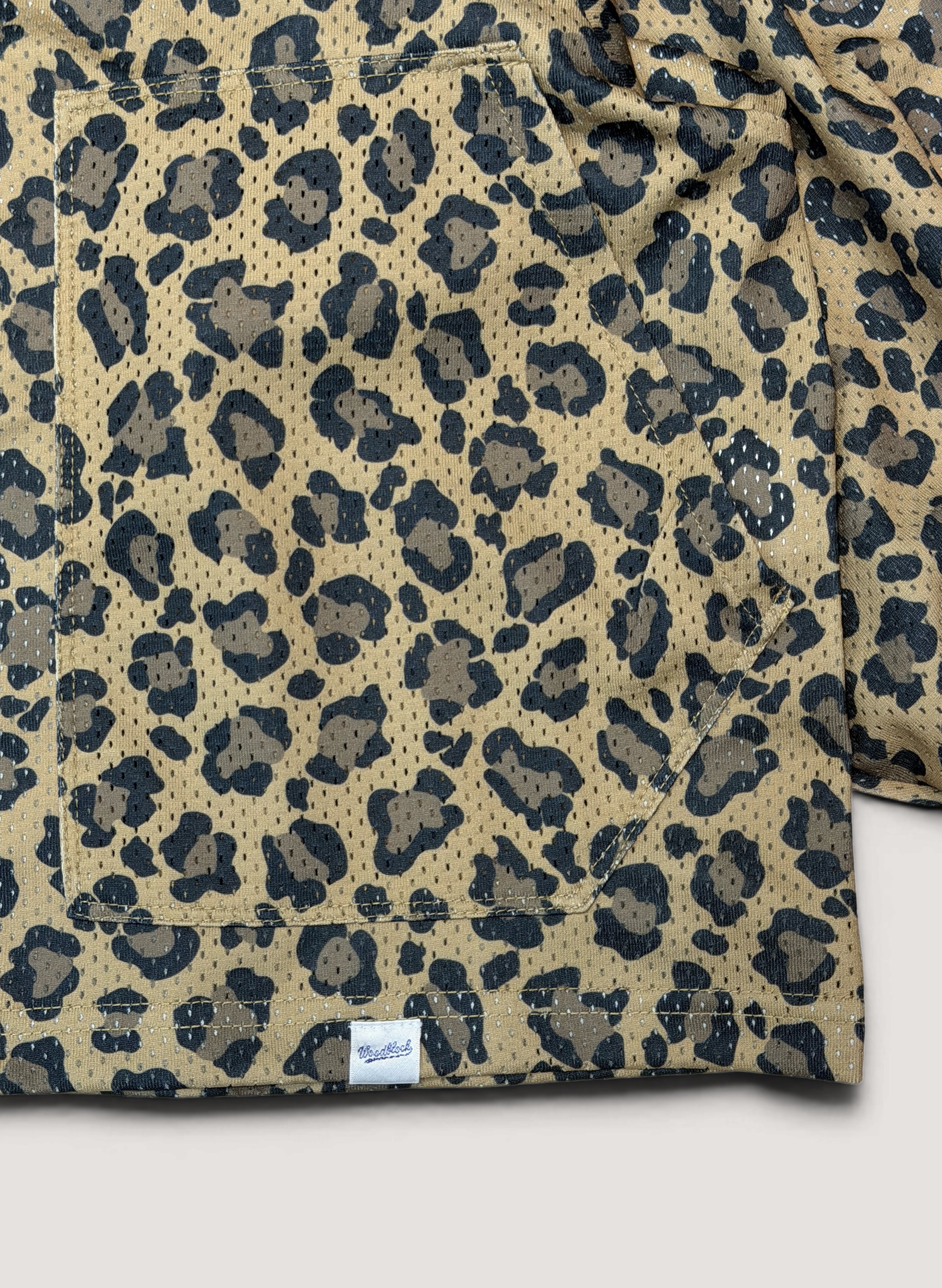 WOODBLOCK LS MESH RUGGER SHIRT LEOPARD (WB-26SS-012)