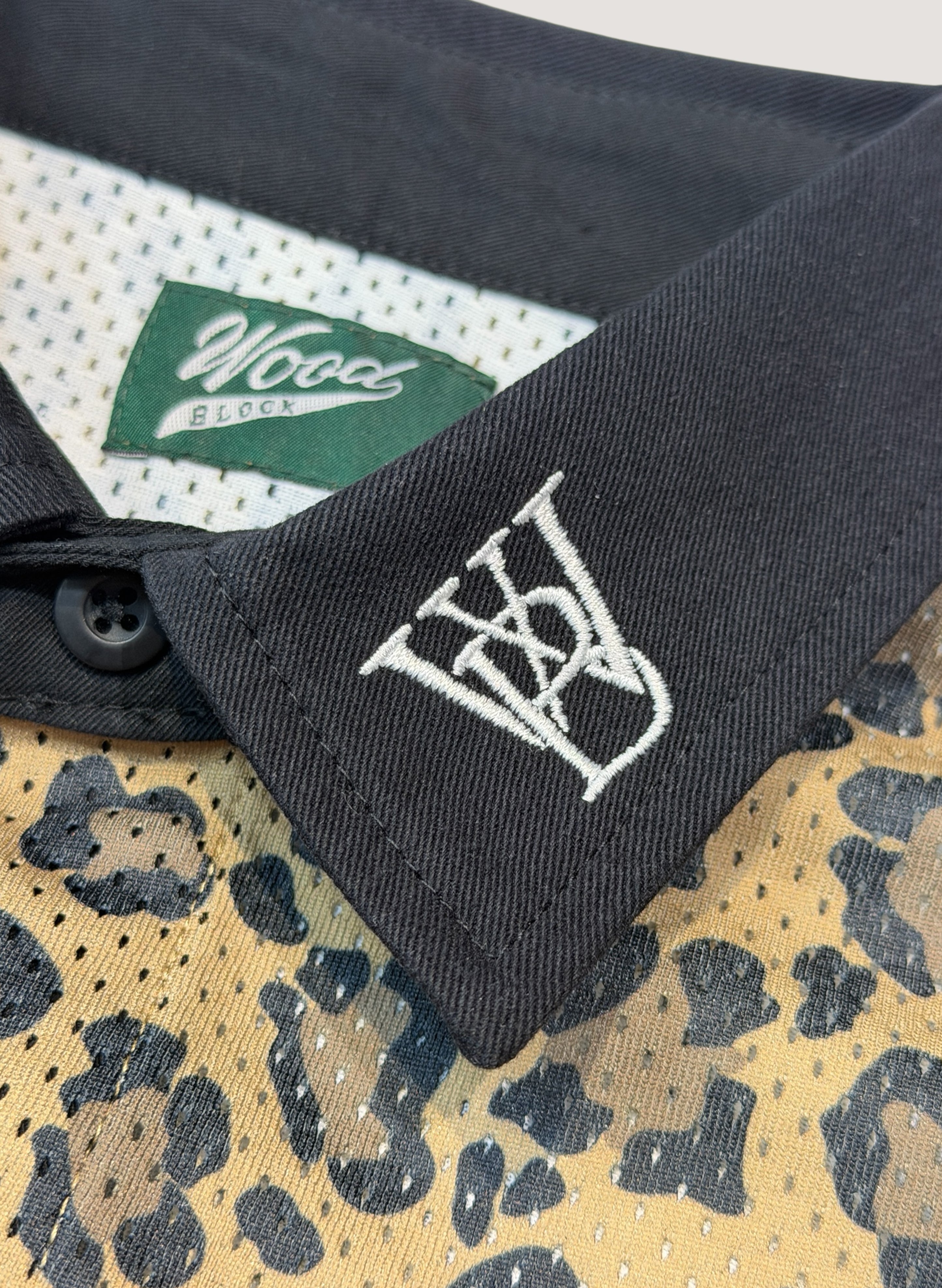 WOODBLOCK LS MESH RUGGER SHIRT LEOPARD (WB-26SS-012)