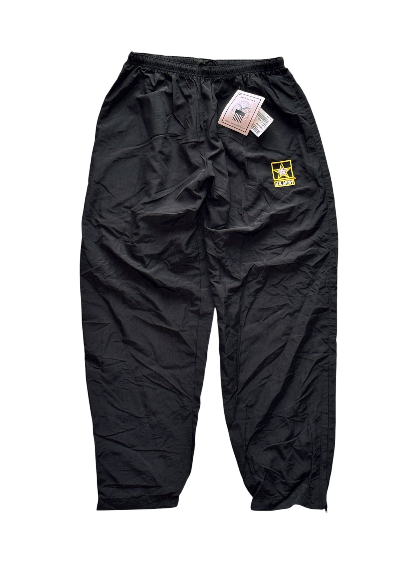 (SUP-501) DEADSTOCK U.S.ARMY APFU TRAINING NYLON PANTS - LARGE /REGULAR