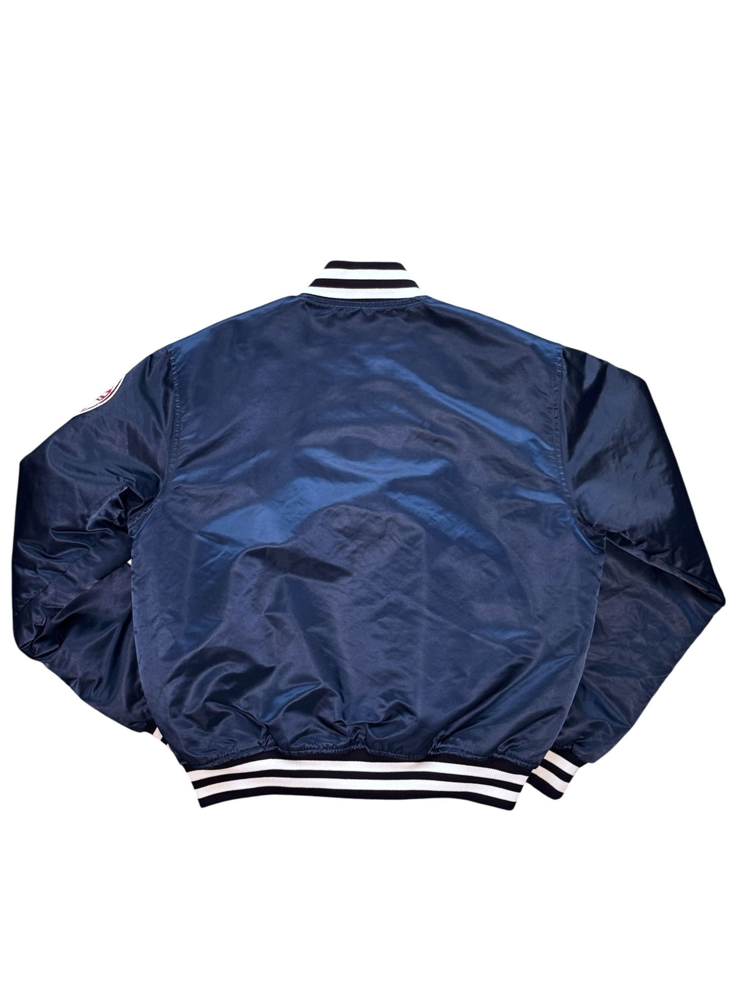(SUP-762) STARTER NEW YORK YANKEES NYLON STADIUM JACKET - L - MADE IN U.S.A.