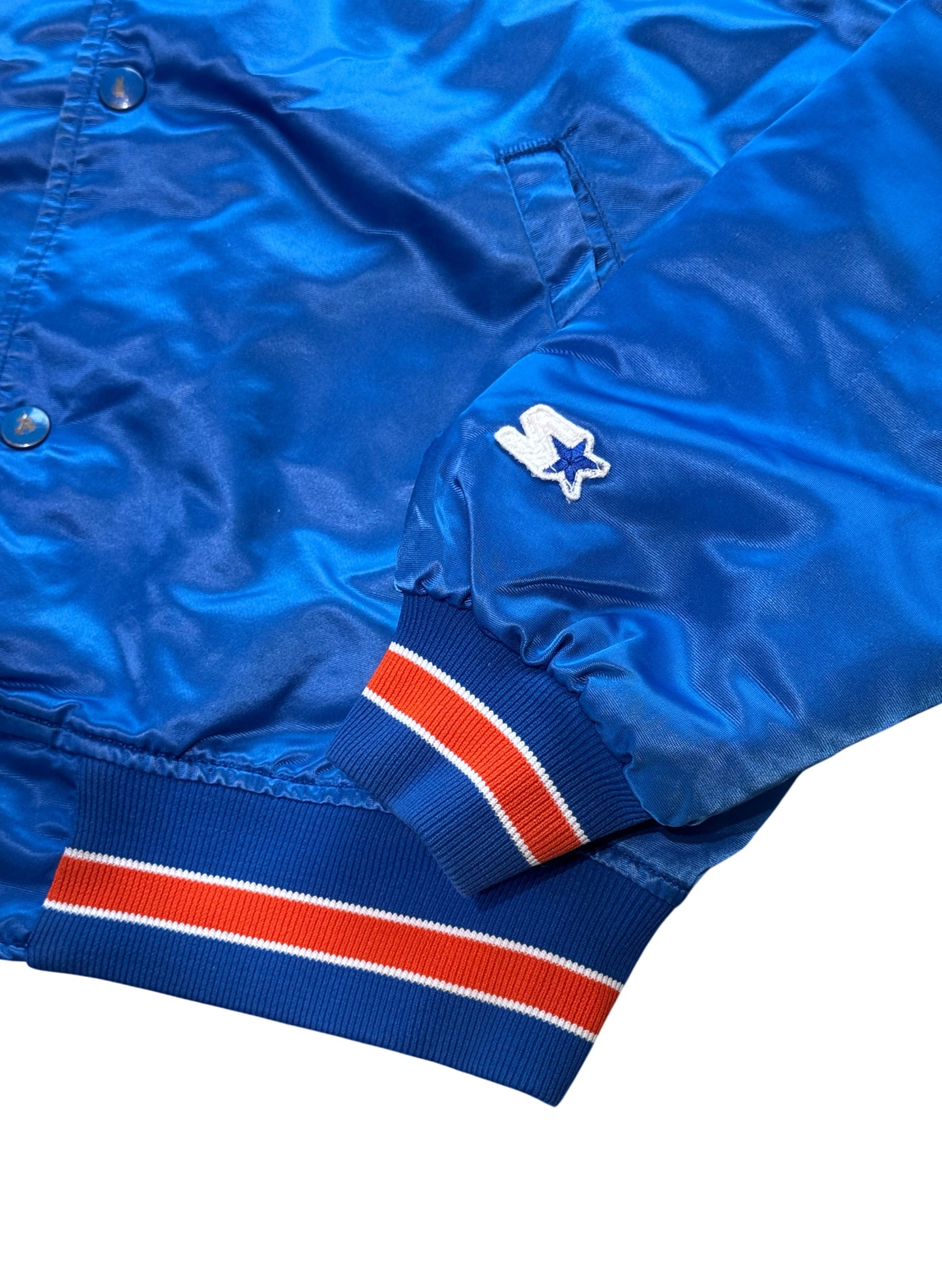 (SUP-761) STARTER NEW YORK METS NYLON STADIUM JACKET - L - MADE IN U.S.A.