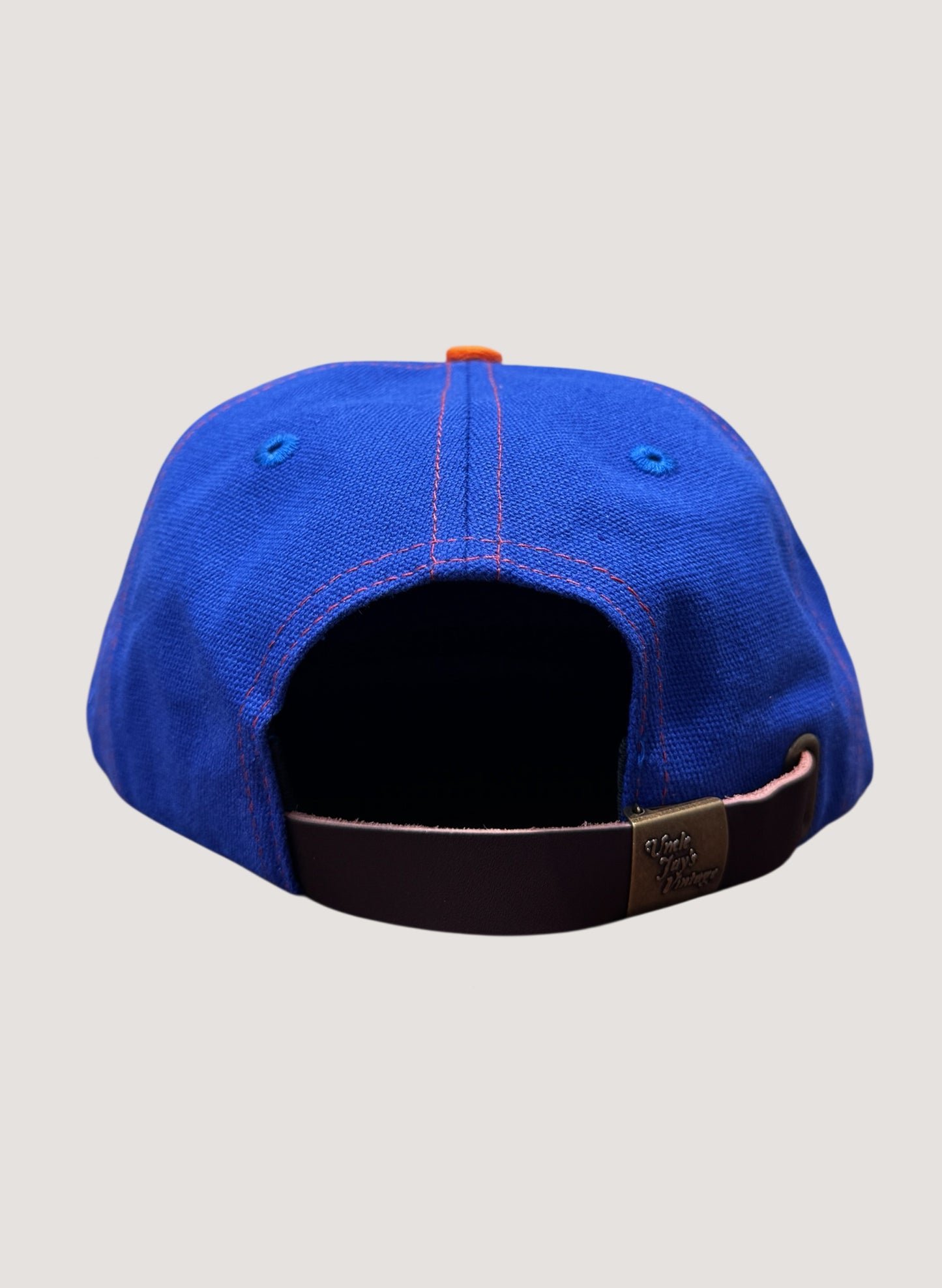 Uncle Jay's Vintage NY Mets Chaintitch Canvas Cap Blue/Orange (UNCLE-017)