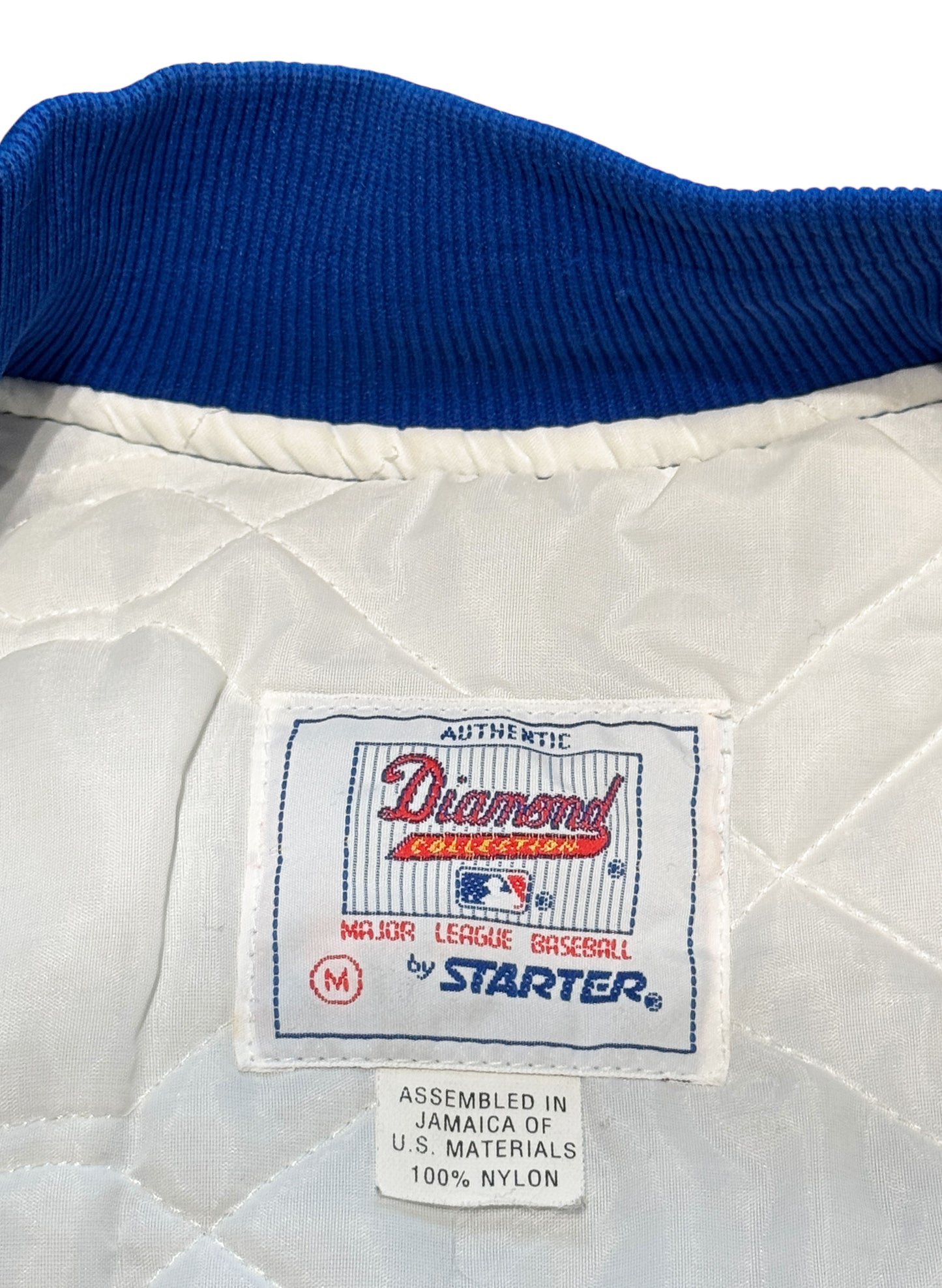 (SUP-532) STARTER NEW YORK METS NYLON STADIUM JACKET - MADE IN JAMAICA